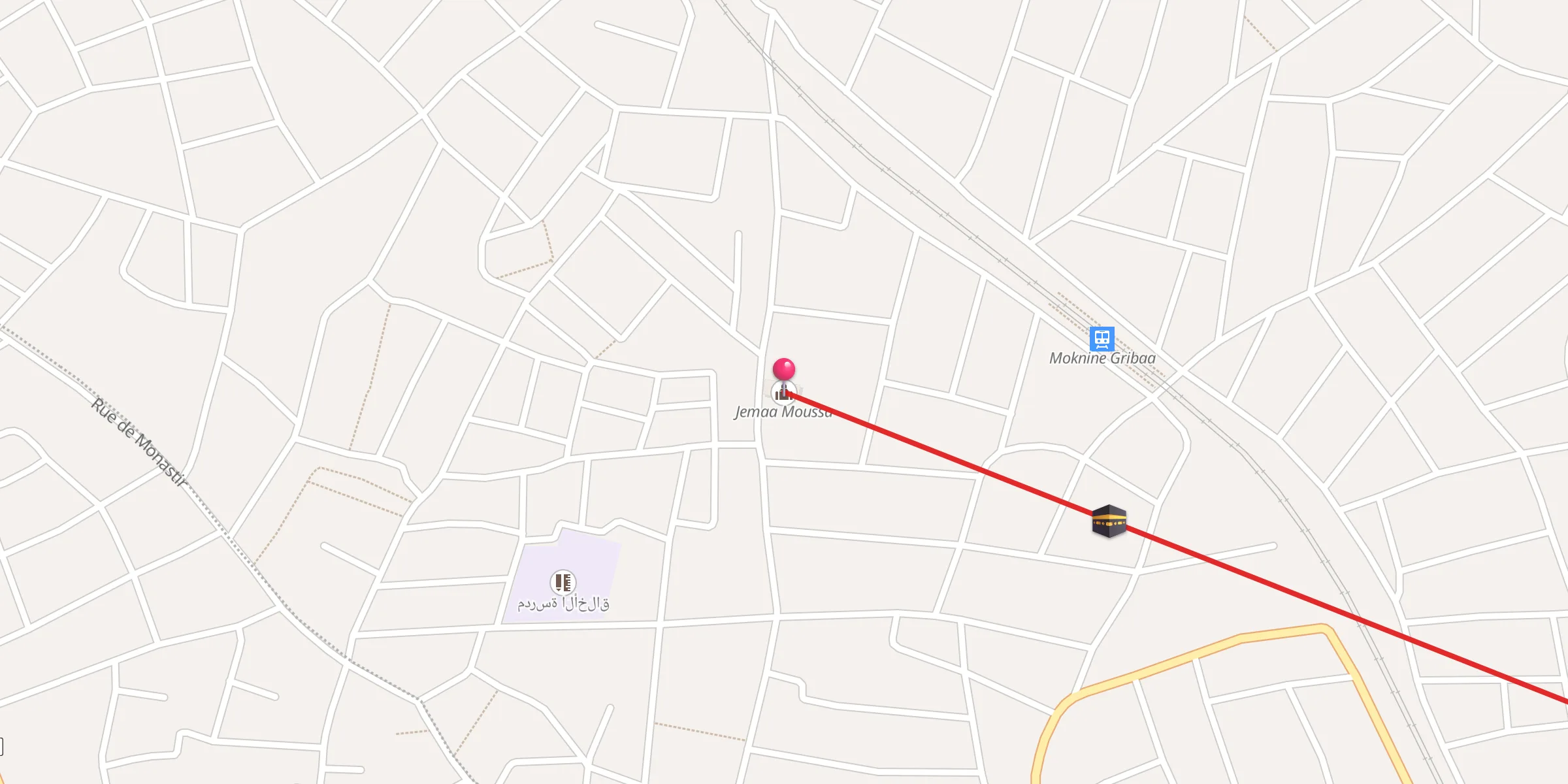 Carte de localisation : Jemaa Moussa