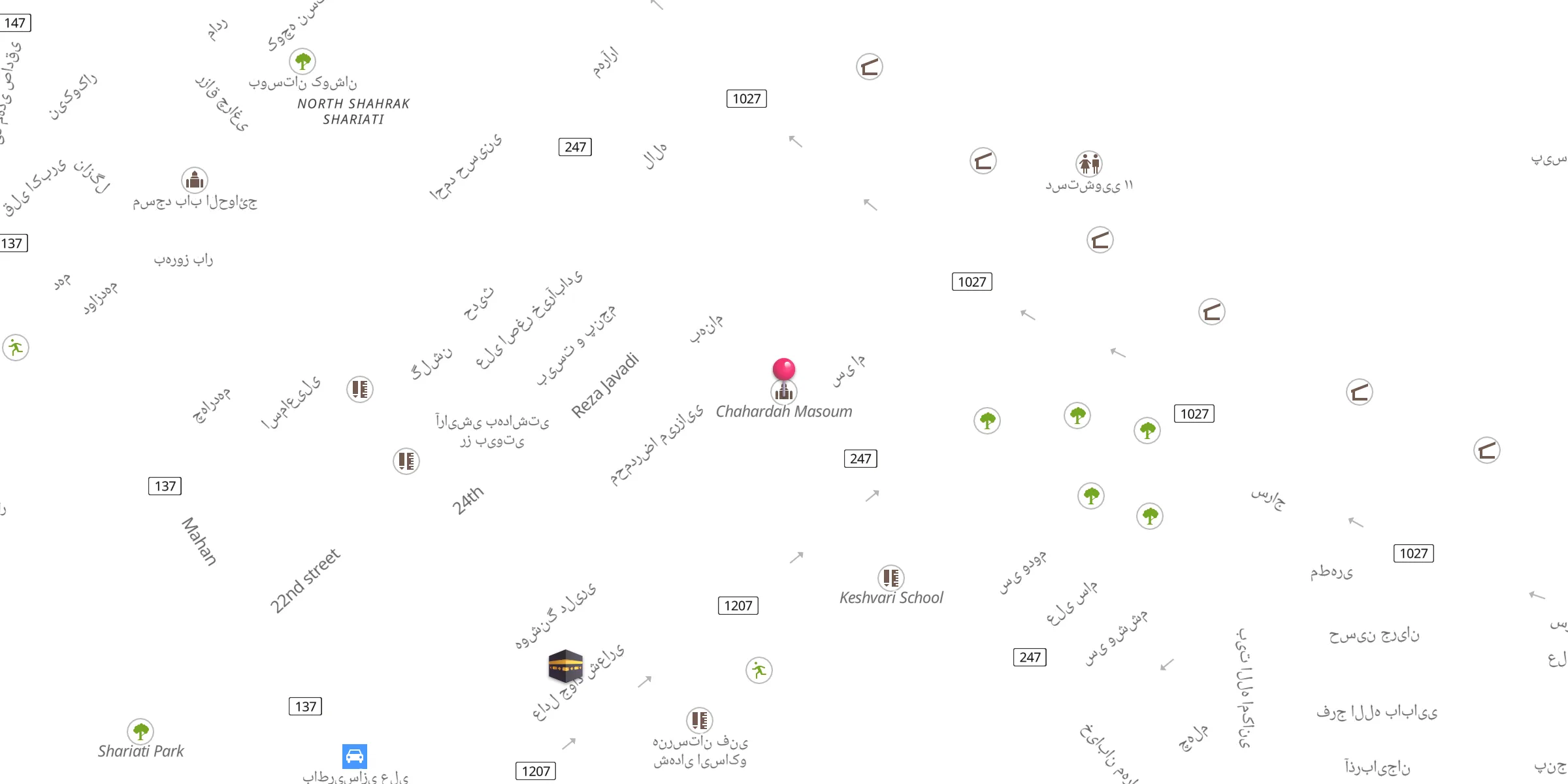 Carte de localisation : Chahardah Masoum