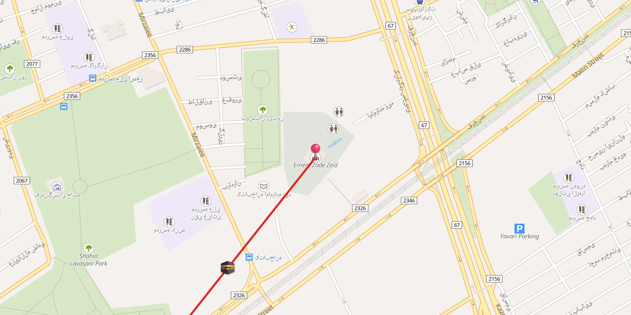 Carte de localisation : Emem Zade Zeid