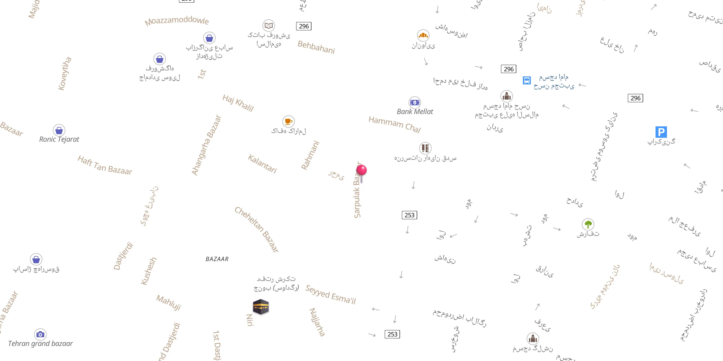 Carte de localisation : Emam Hassan Mojtaba Mosque