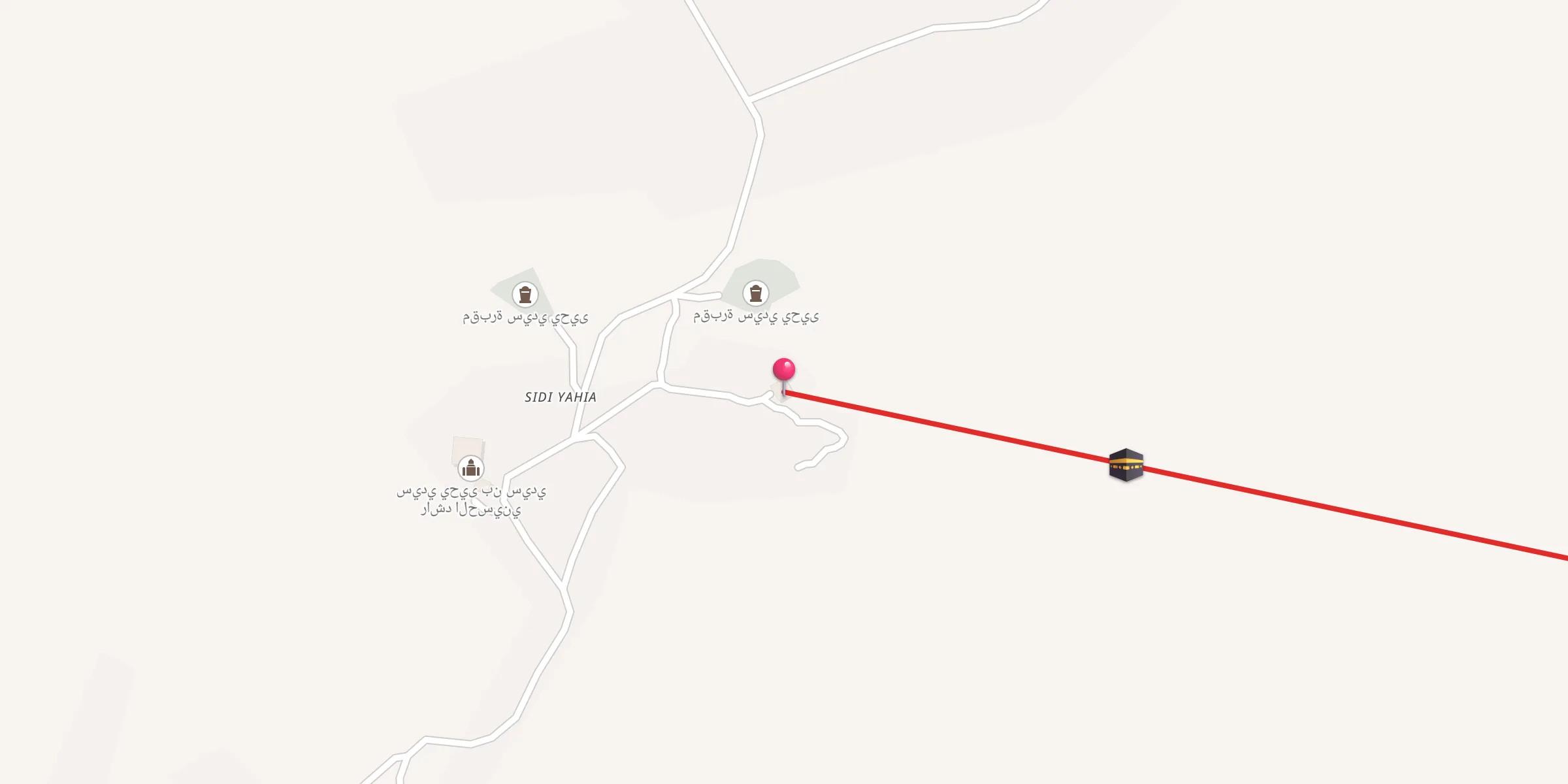 Carte de localisation : قبر سيدي يحيى