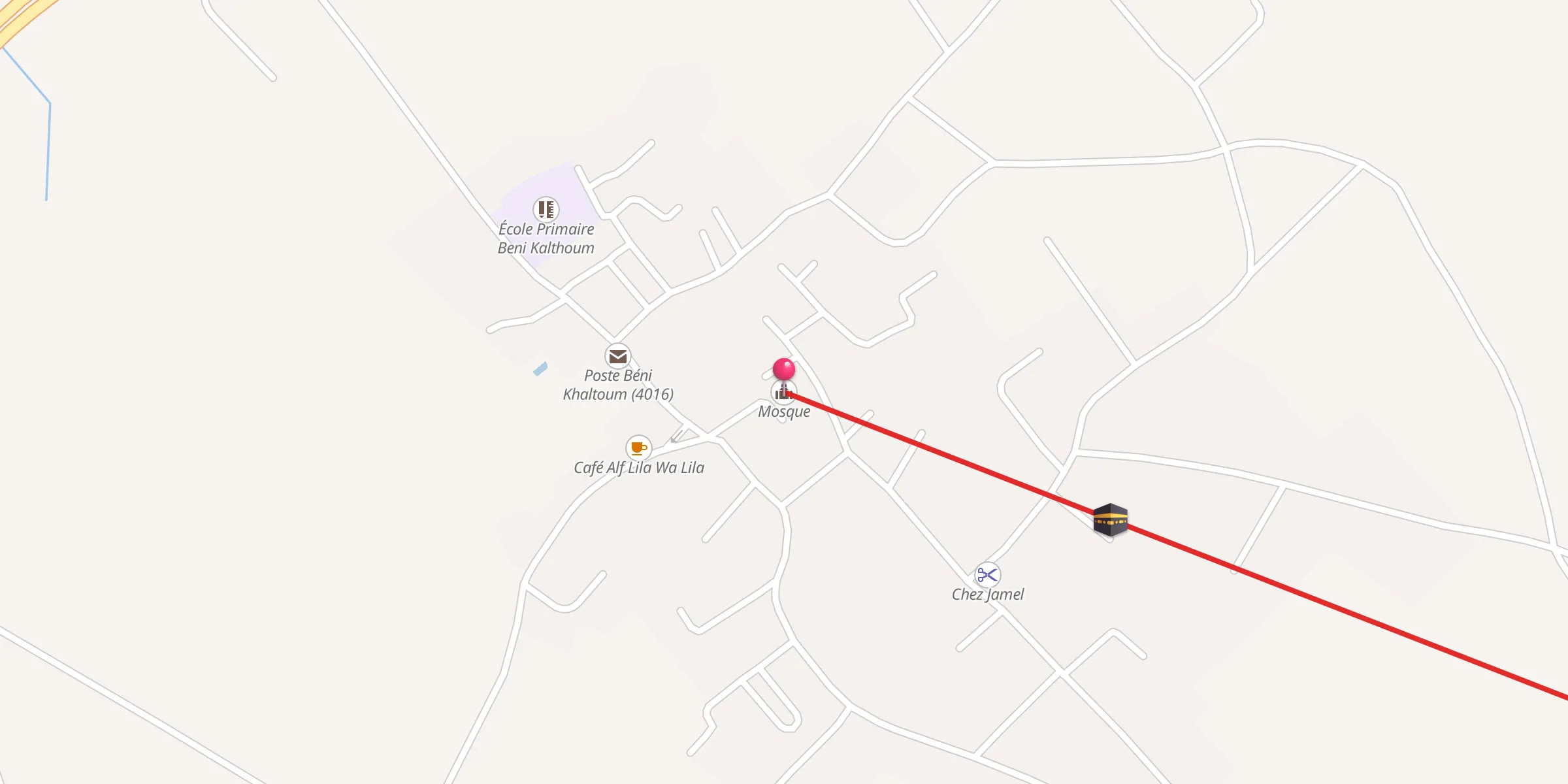 Carte de localisation : جامع الهداية
