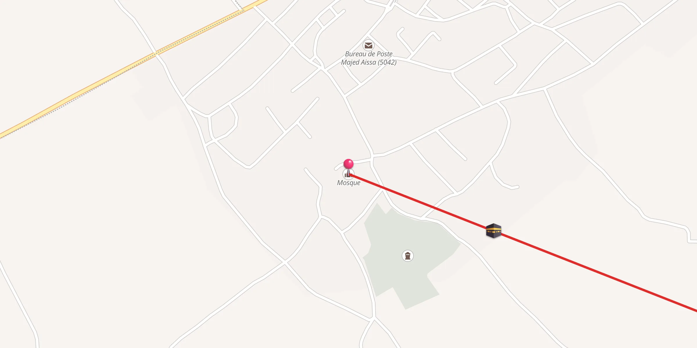 Carte de localisation : جامع عيسى ابن مسكين