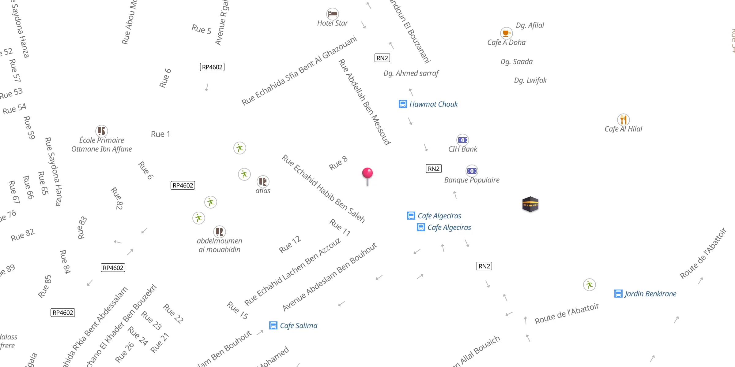 Carte de localisation : Masjid Abu Ubaidah Ibn Al Jarrah