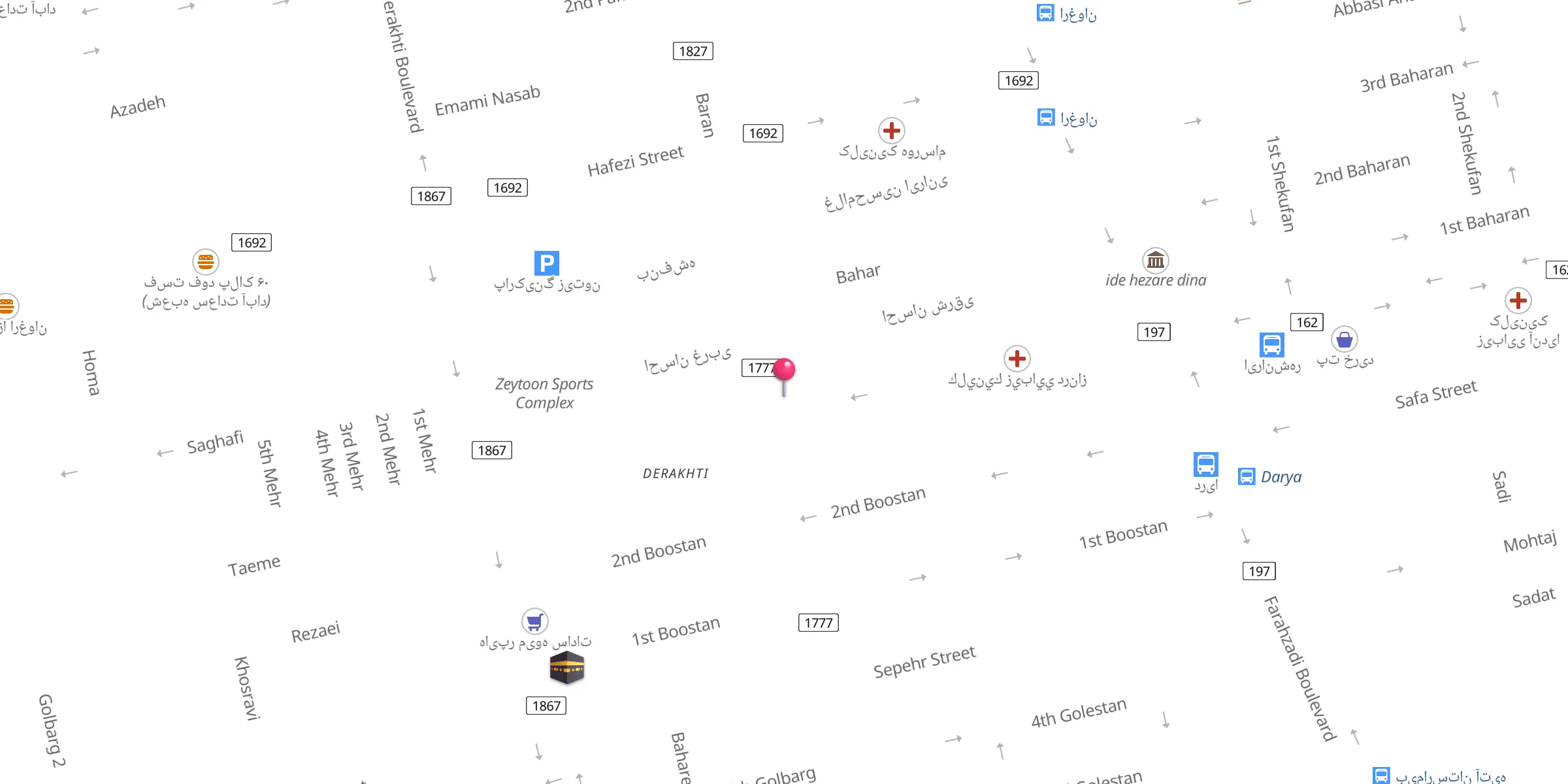 Carte de localisation : Abolfazl Mosque