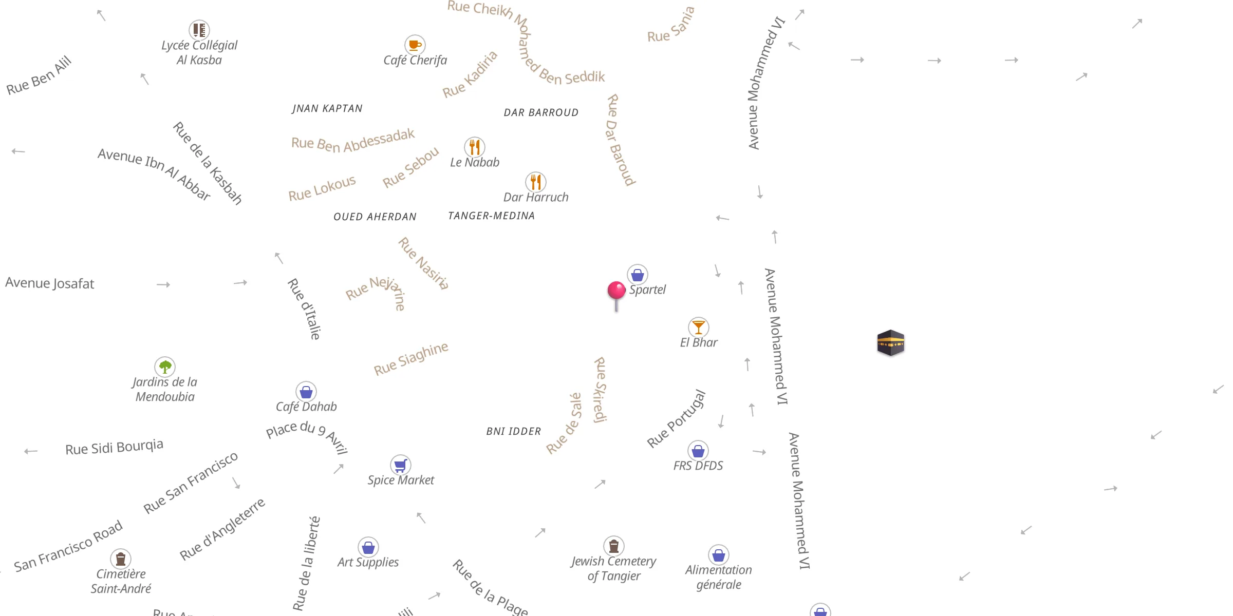 Carte de localisation : Grand Mosquee