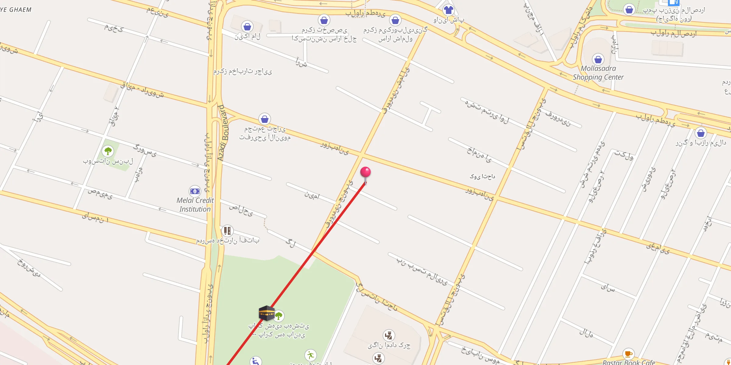 Carte de localisation : مسجد الرحمن