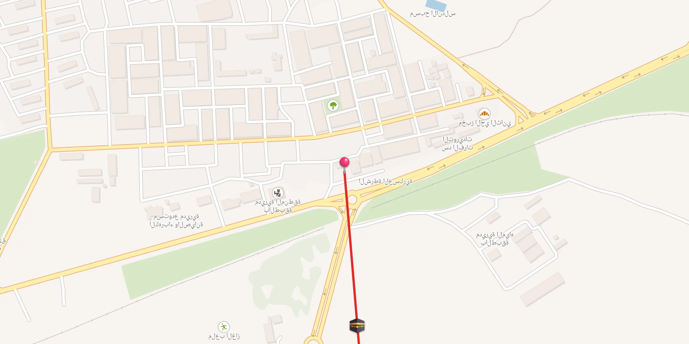 Carte de localisation : مسجد زيد بن ثابث