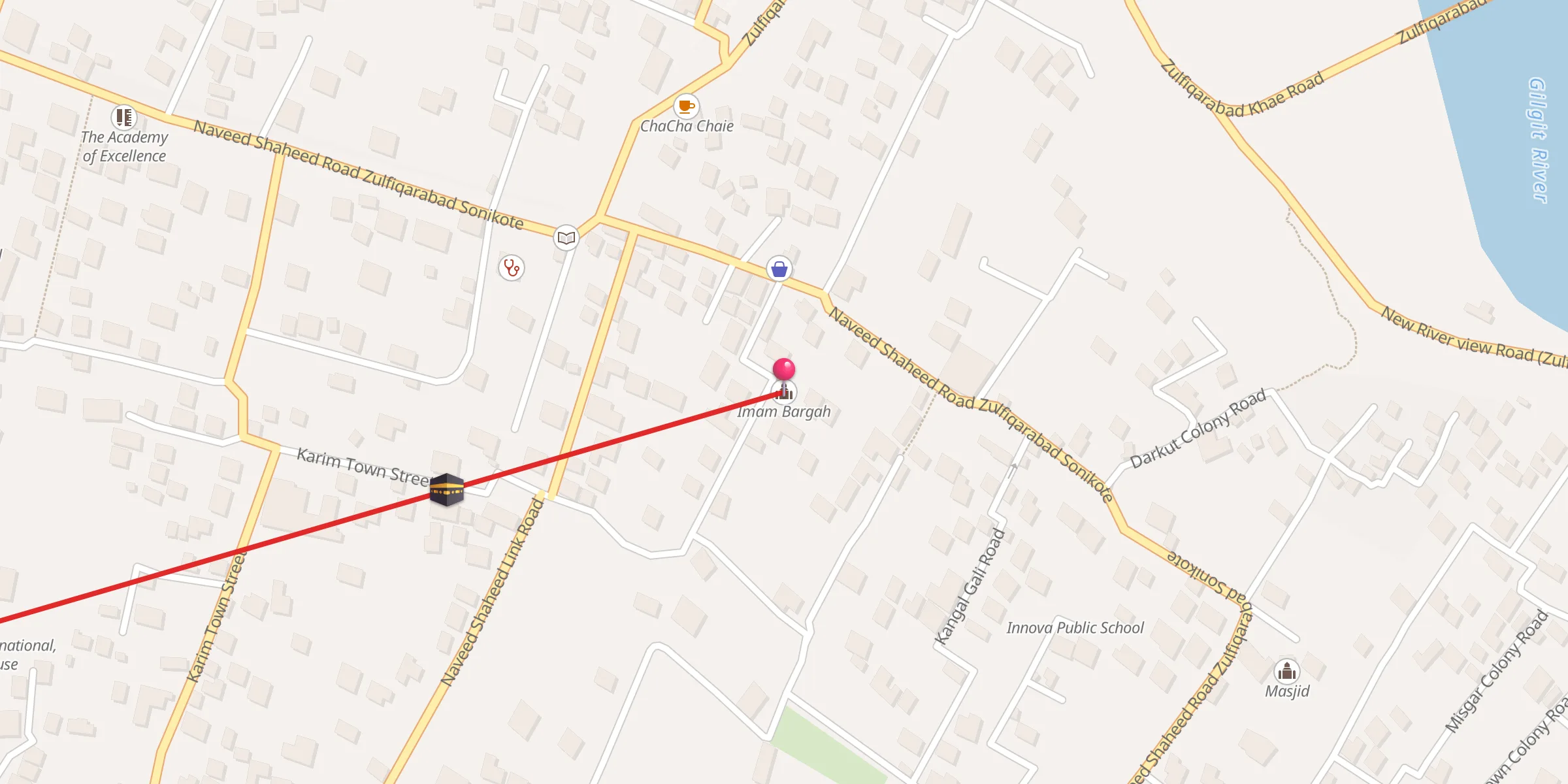 Carte de localisation : Imam Bargah