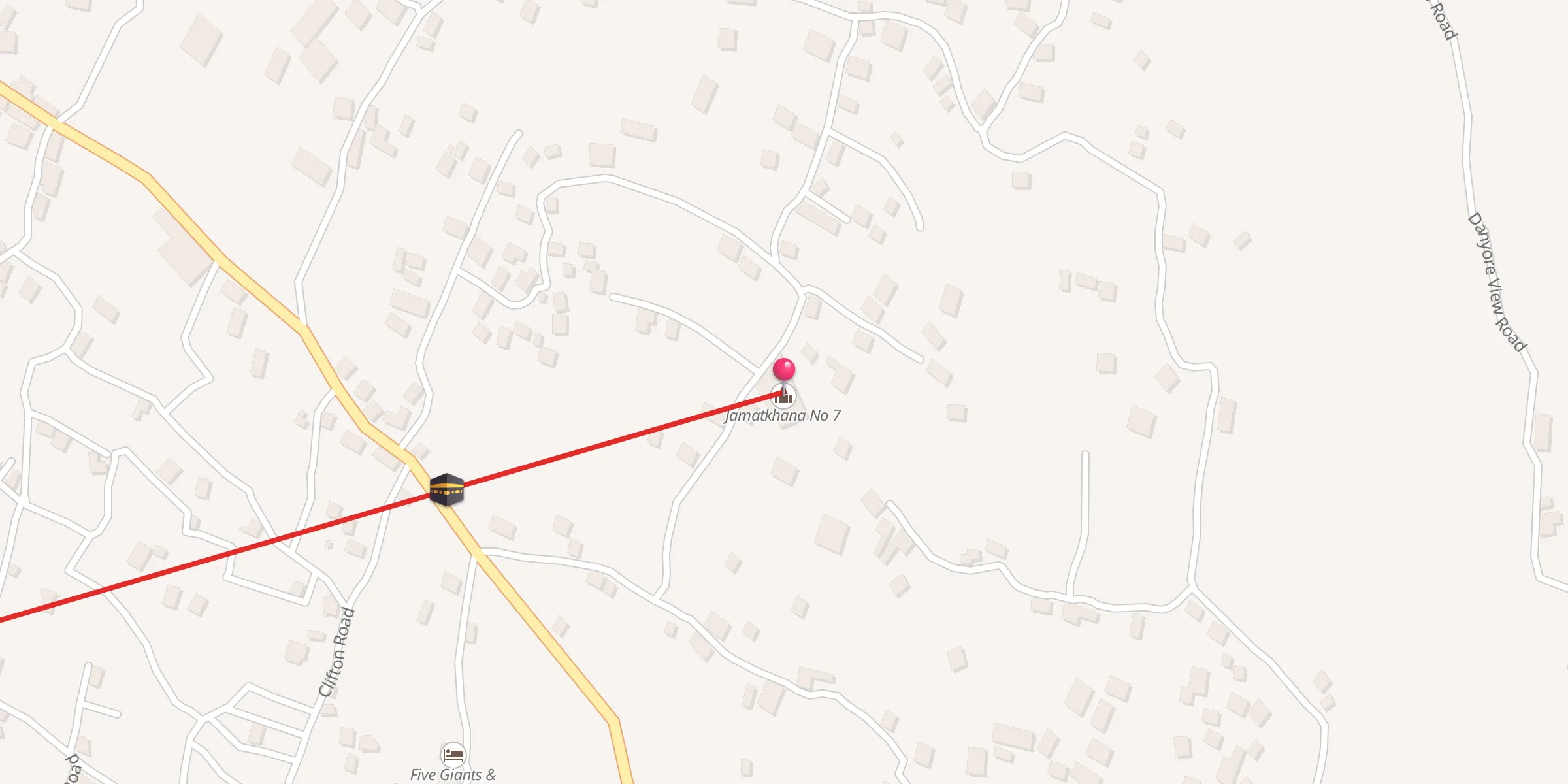 Carte de localisation : Jamatkhana No 7