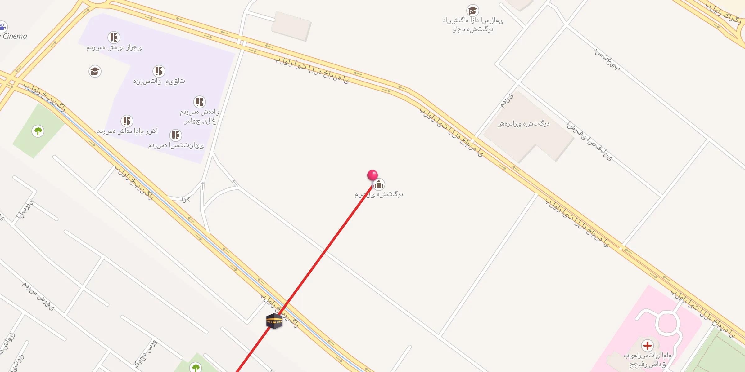 Carte de localisation : مصلی هشتگرد