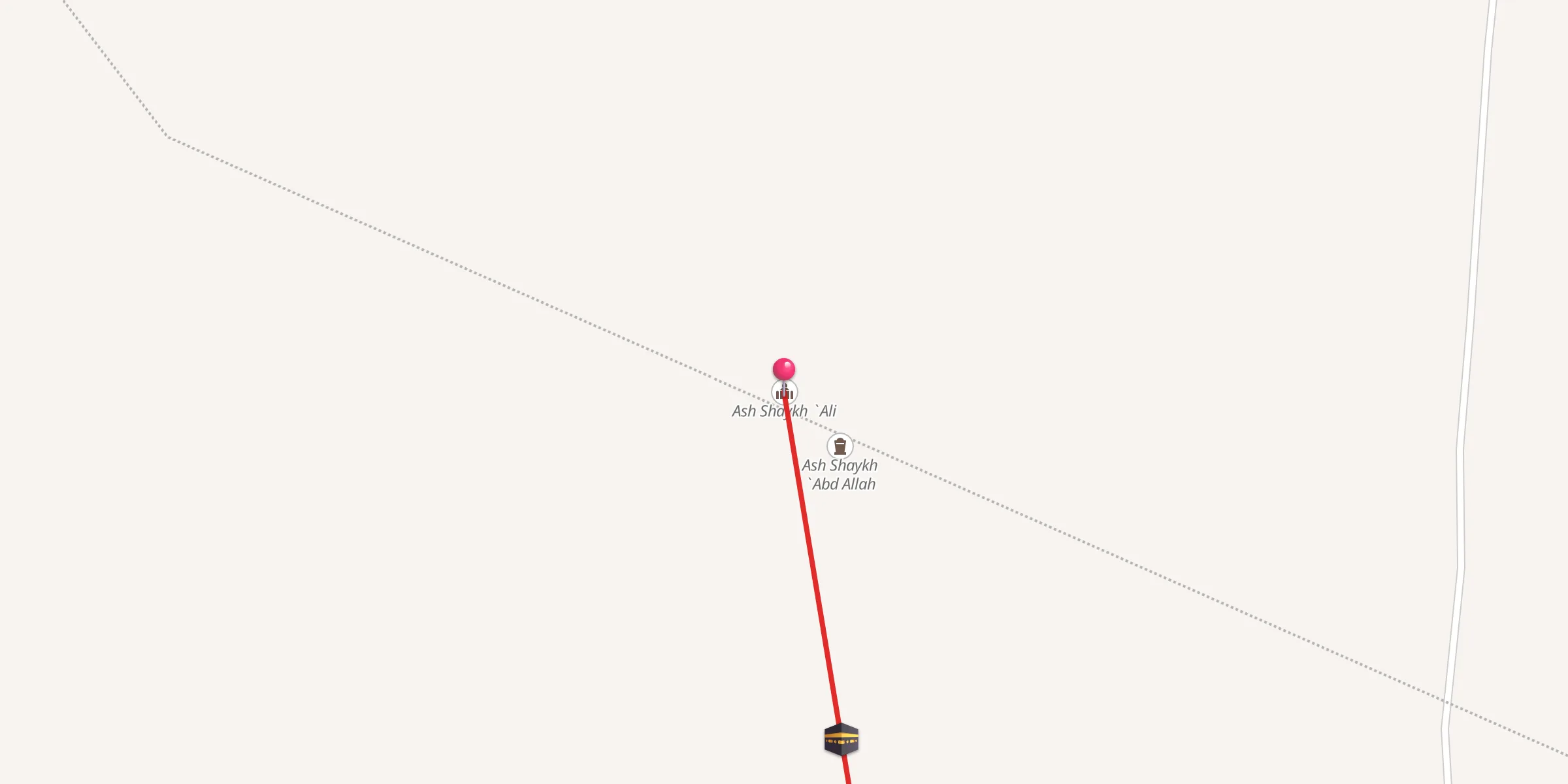 Carte de localisation : الشيخ علي