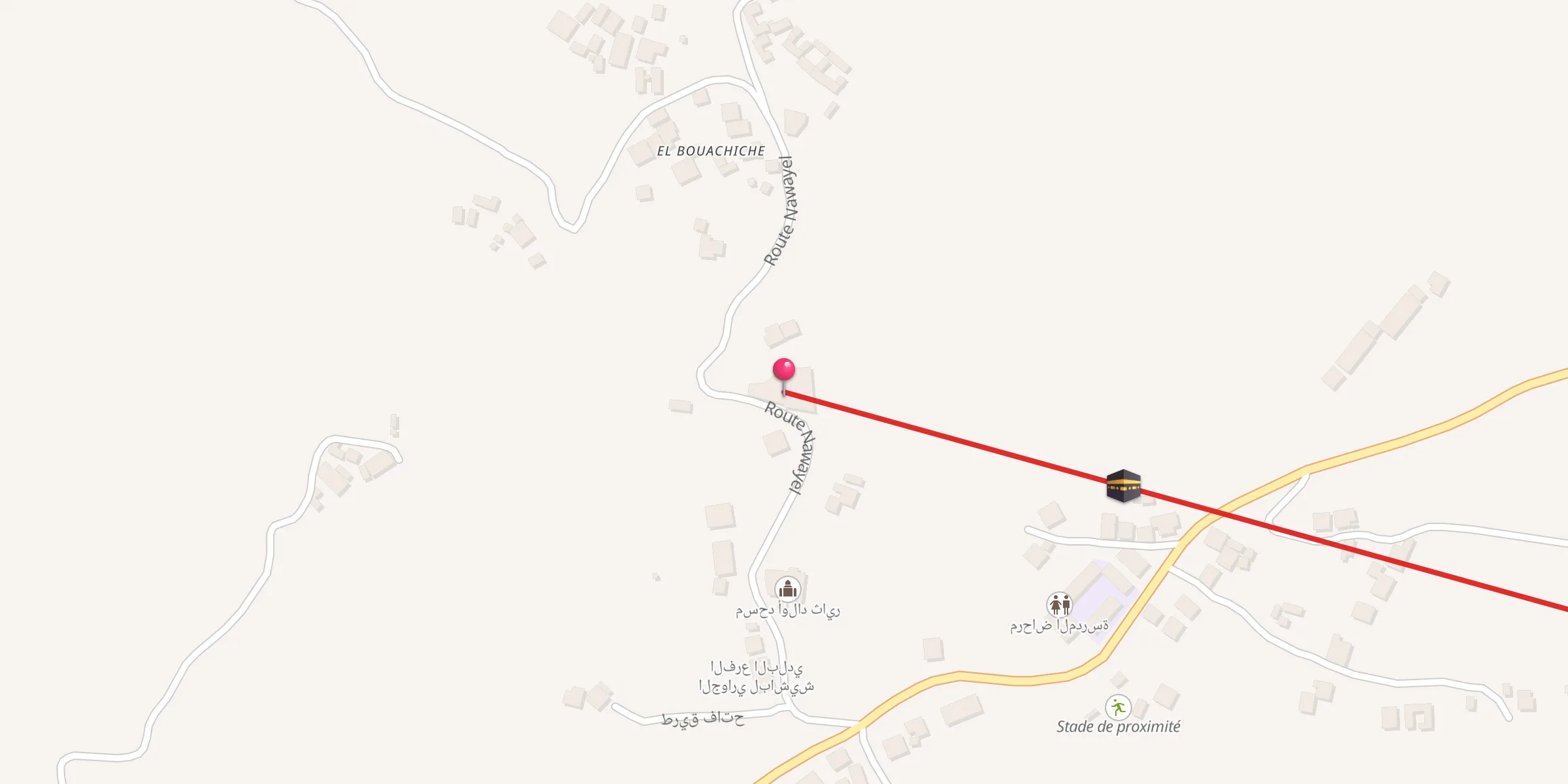 Carte de localisation : مسجد ألا ثاير القديم