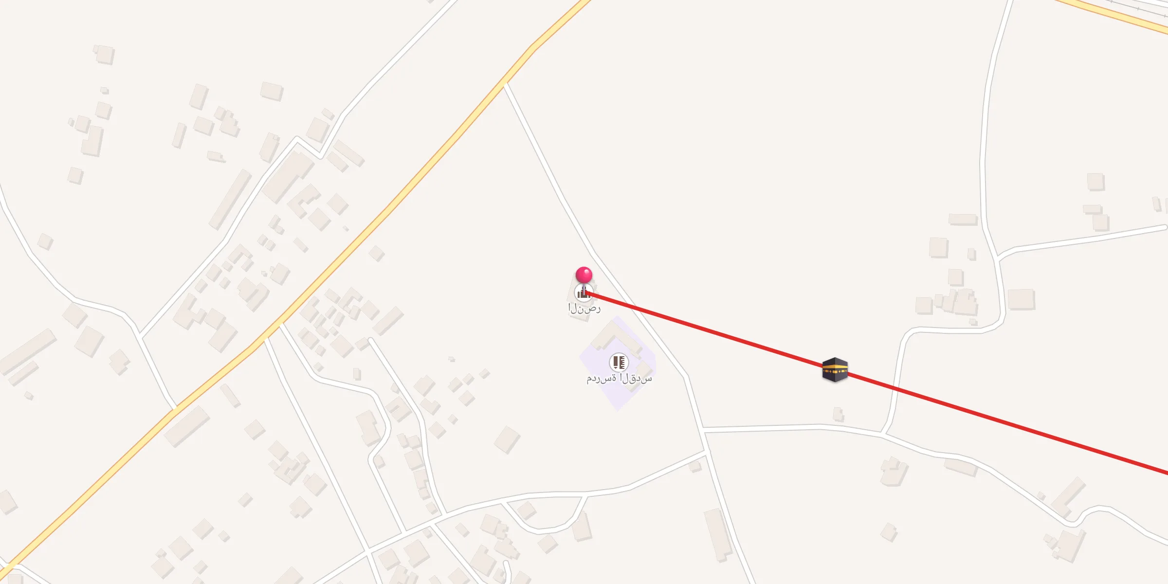 Carte de localisation : النصر
