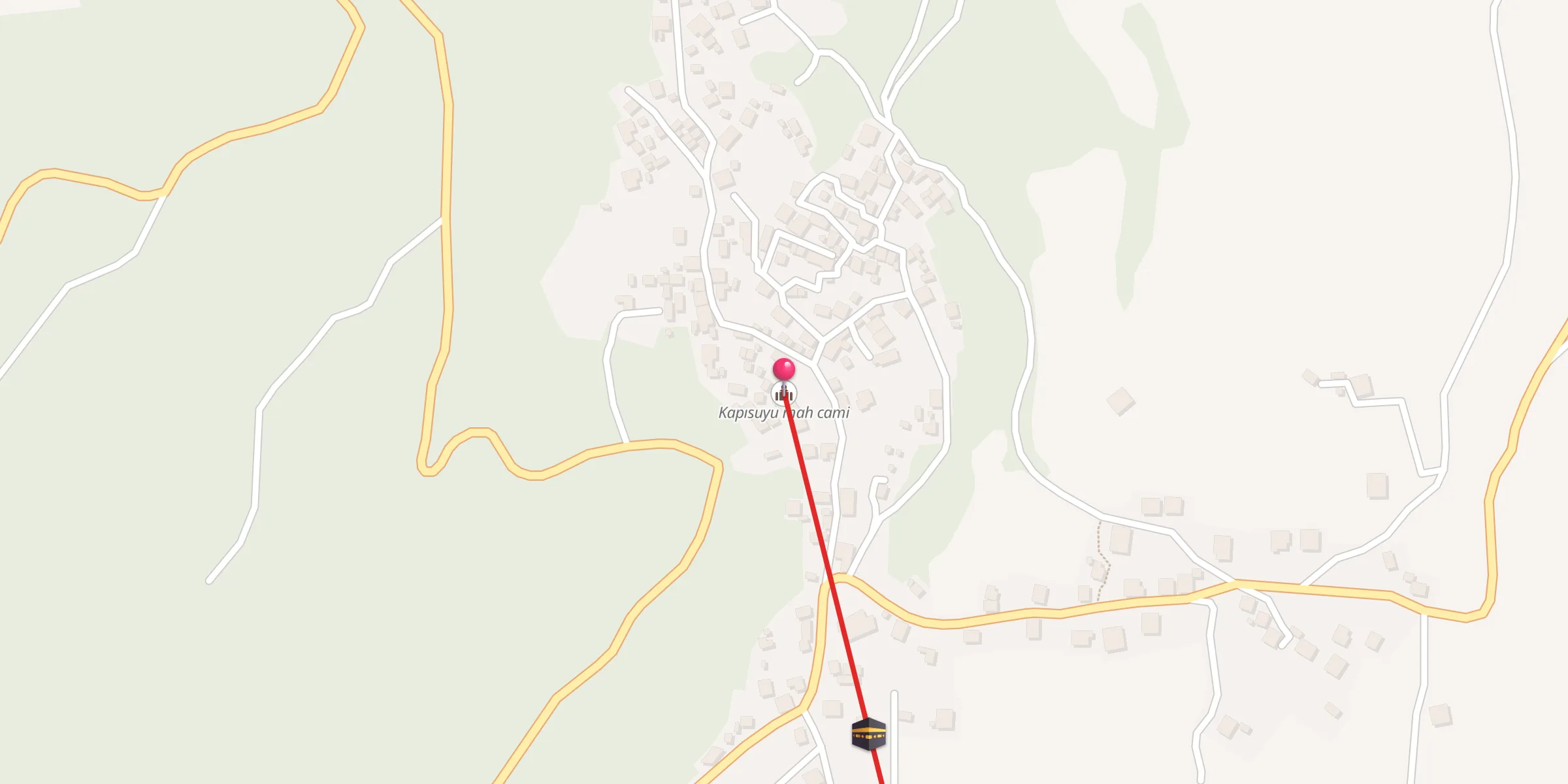 Carte de localisation : Kapısuyu mah cami
