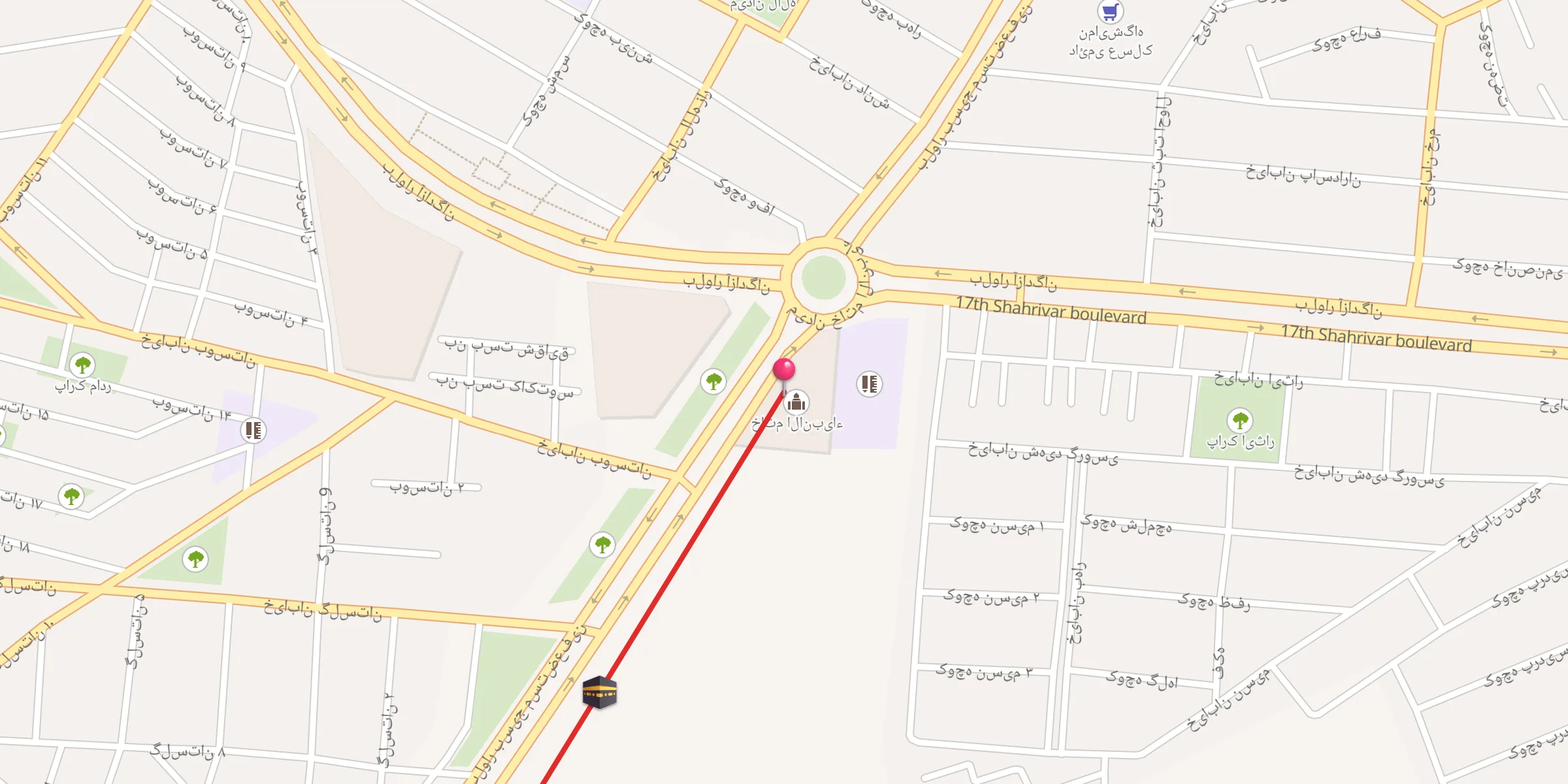 Carte de localisation : خاتم الانبیاء