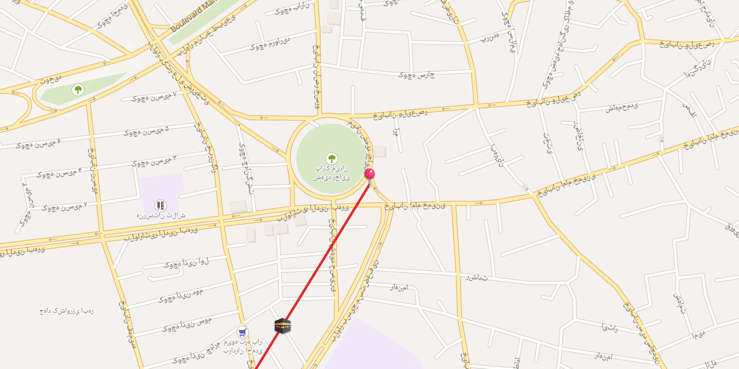 Carte de localisation : امامزاده اسحاق