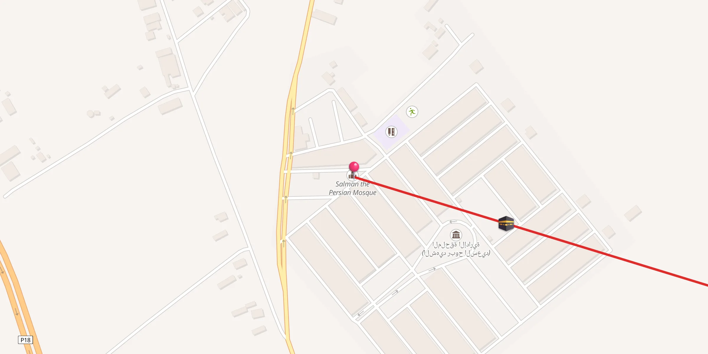 Carte de localisation : Salman the Persian Mosque