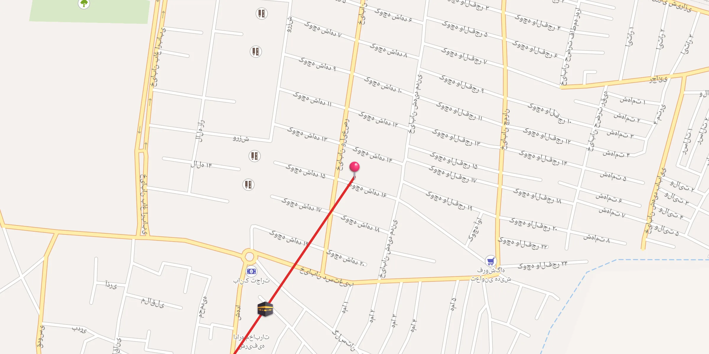 Carte de localisation : مسجد امام خمینی
