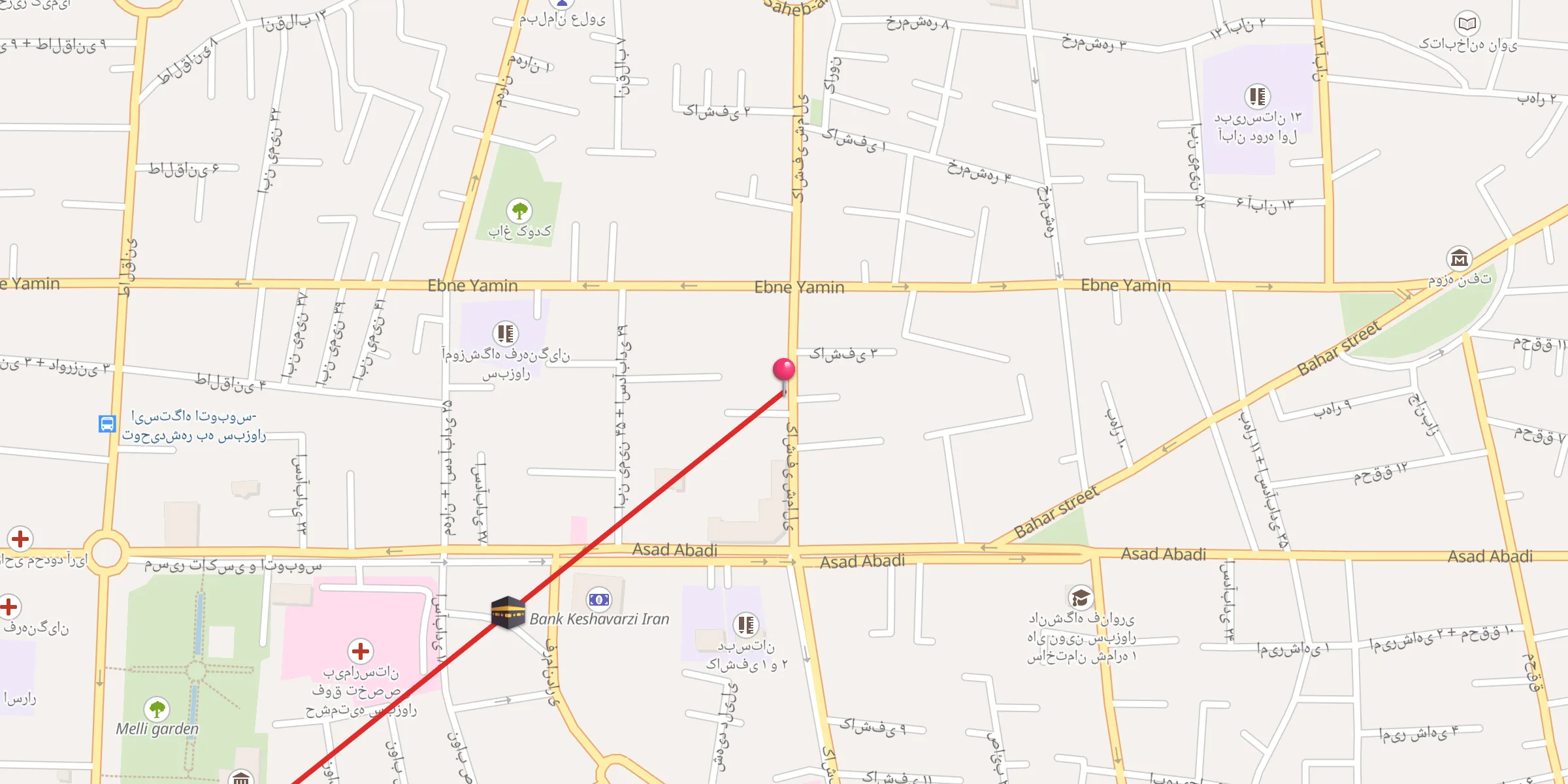 Carte de localisation : مسجد الزهرا