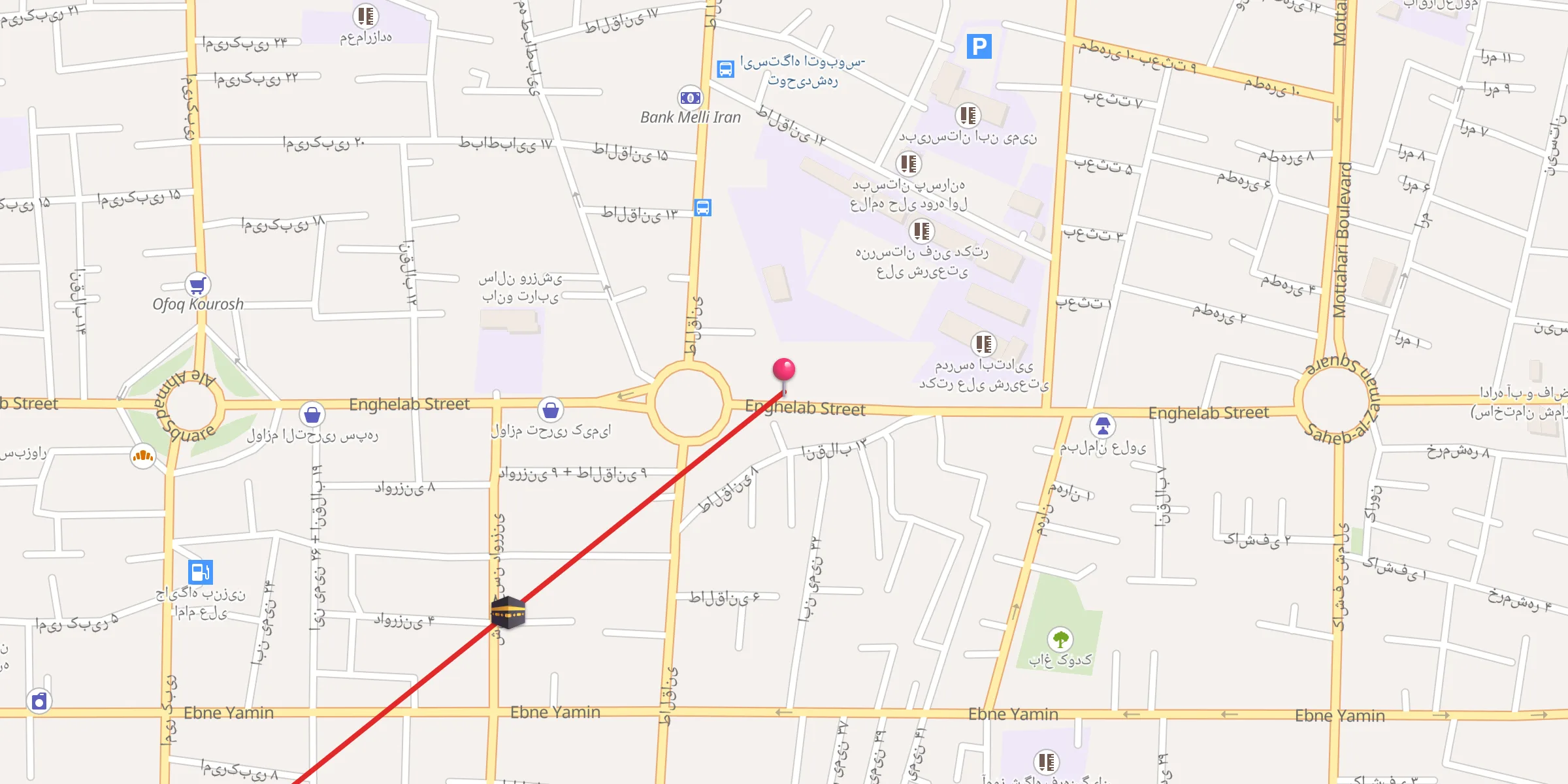 Carte de localisation : مسجد امام علی علیه السلام