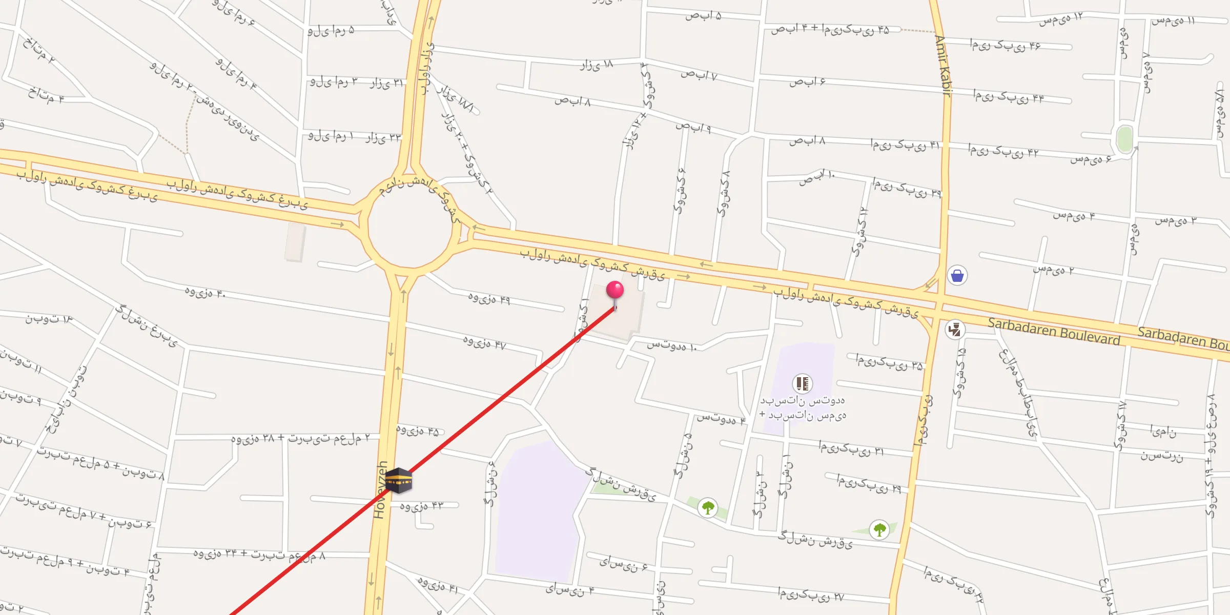 Carte de localisation : امامزاده حسن (ع)