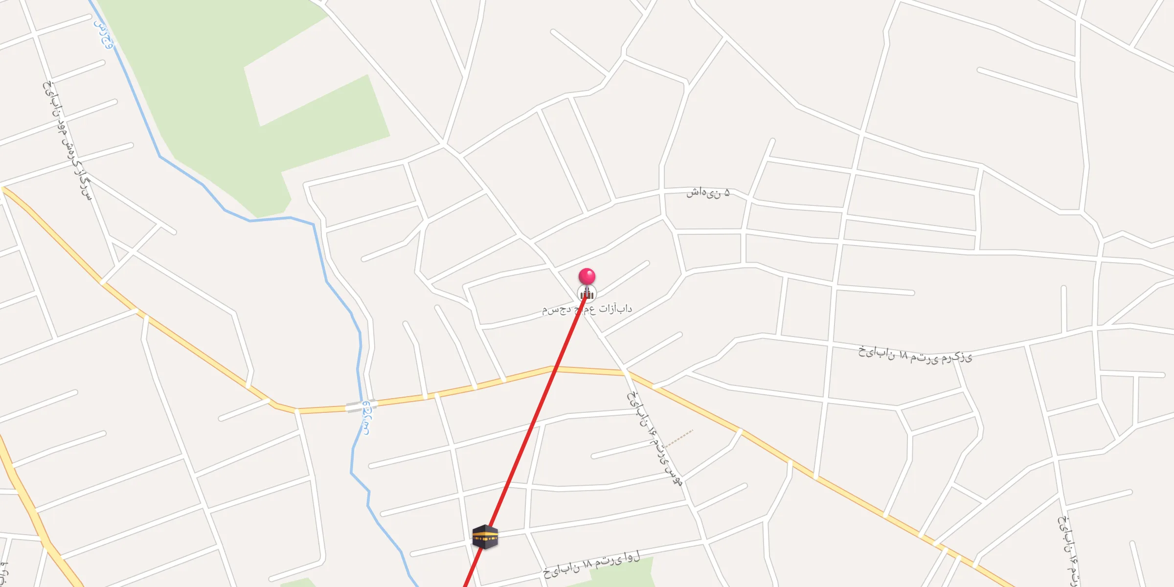 Carte de localisation : مسجد جامع تازآباد