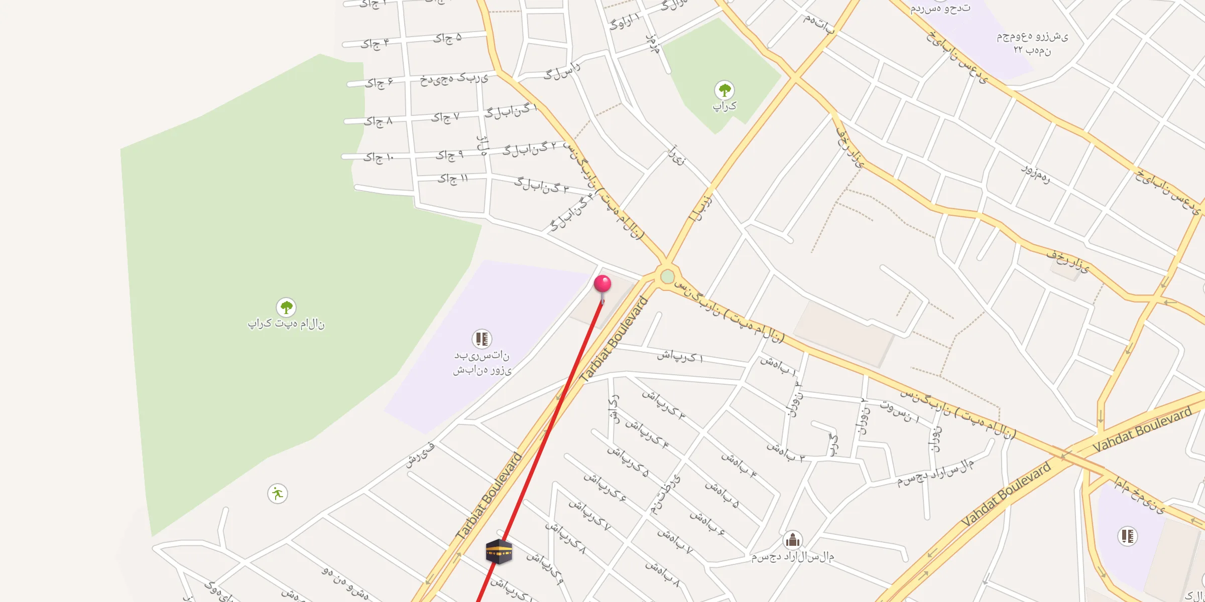 Carte de localisation : مسجد حضرت رسول