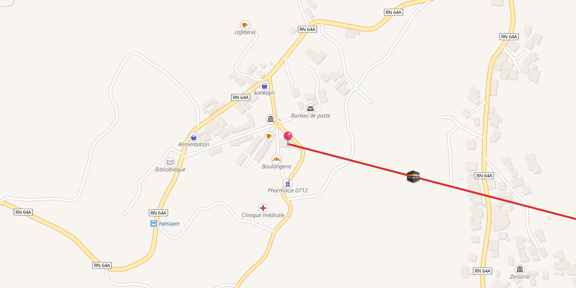 Carte de localisation : مسجد ابراهيم الخليل