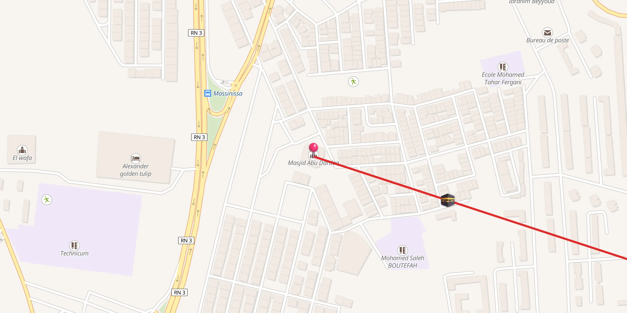 Carte de localisation : Abu Dardaa