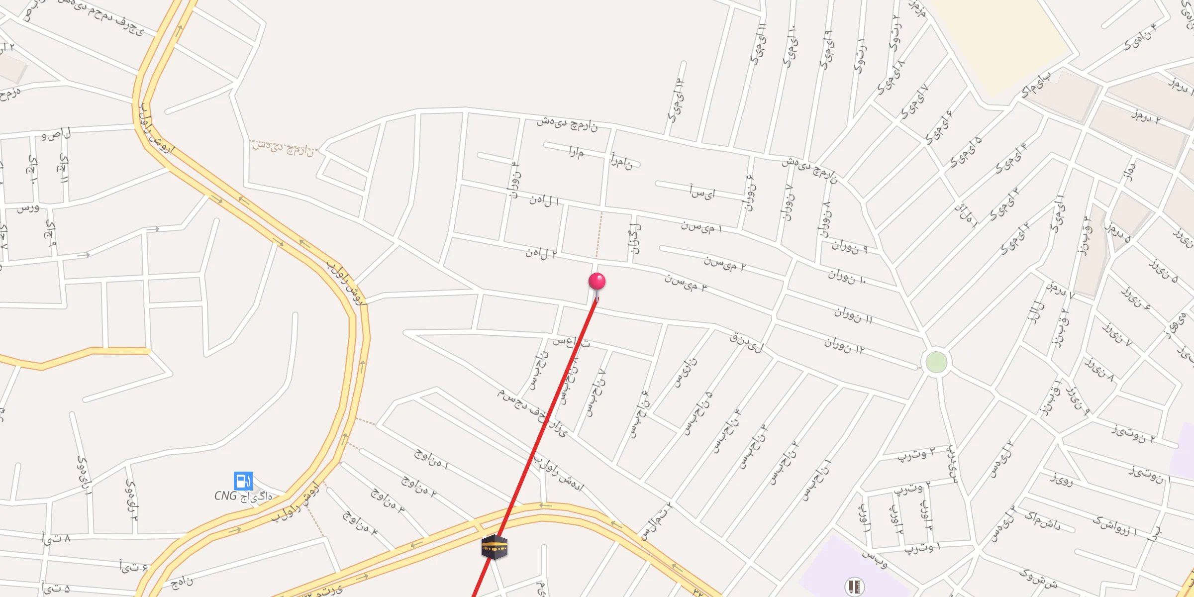 Carte de localisation : مسجد گلستان اسلام