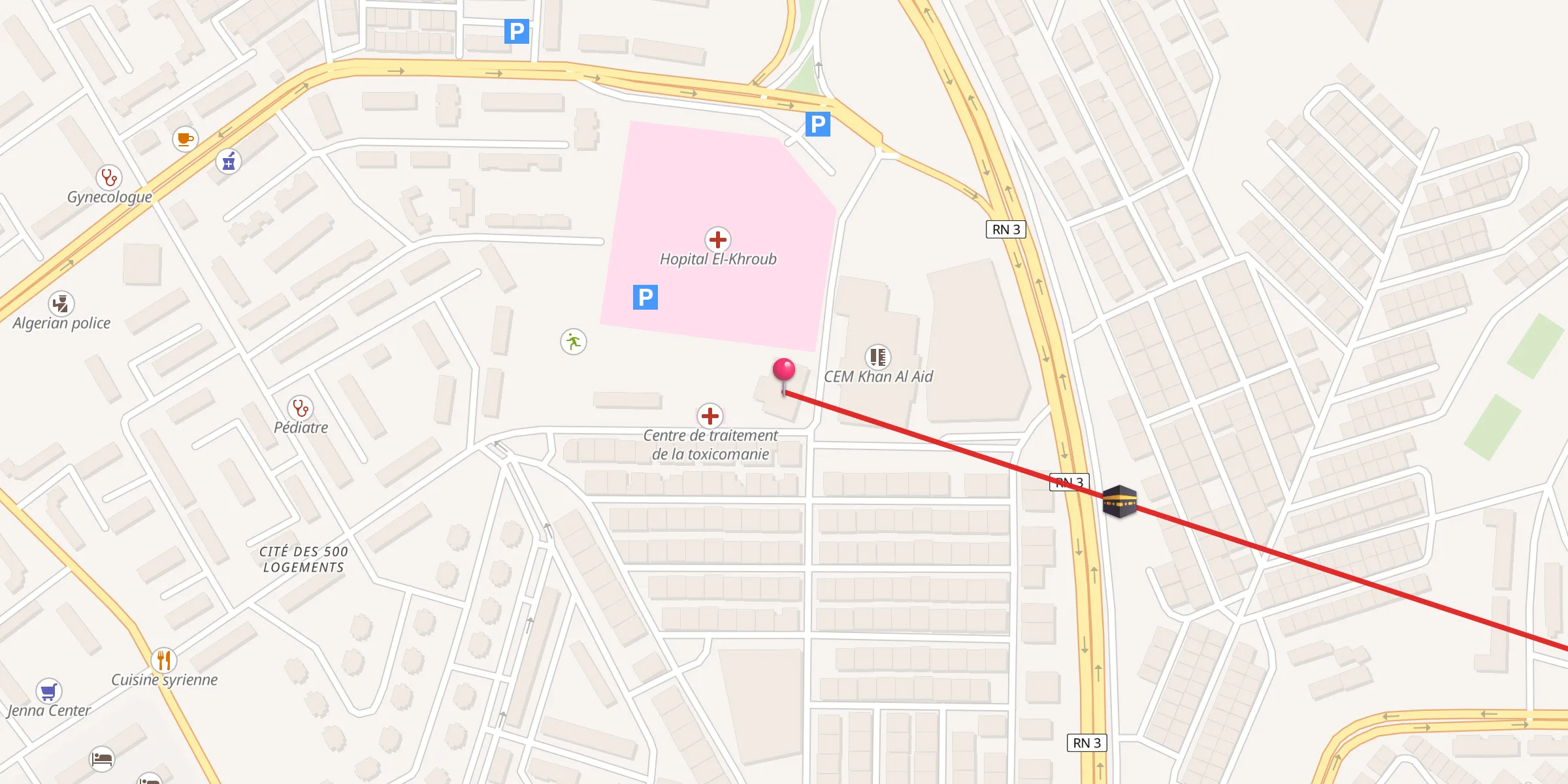 Carte de localisation : مسجد أحمد بسطامي