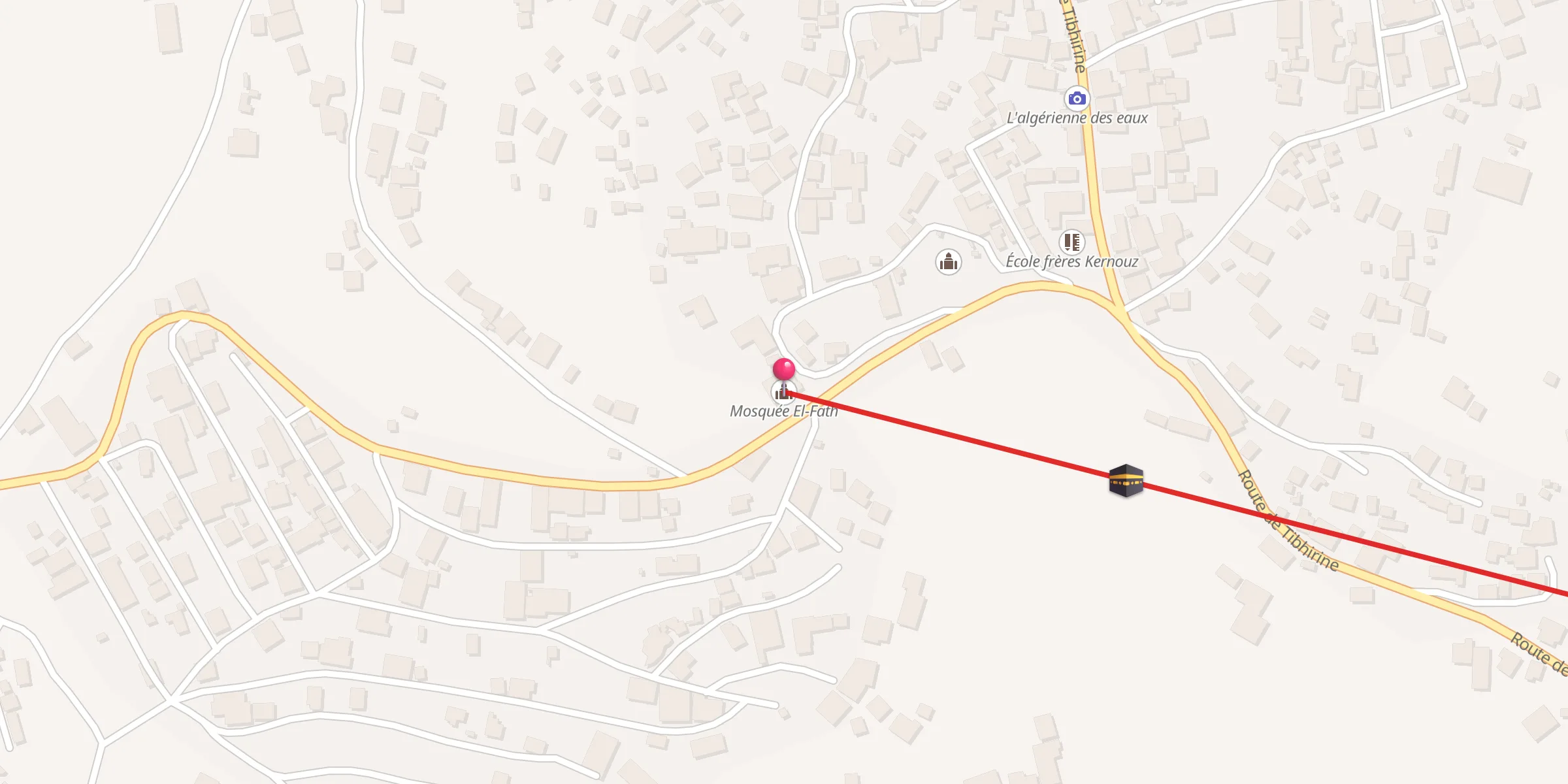 Carte de localisation : مسجد الفتح