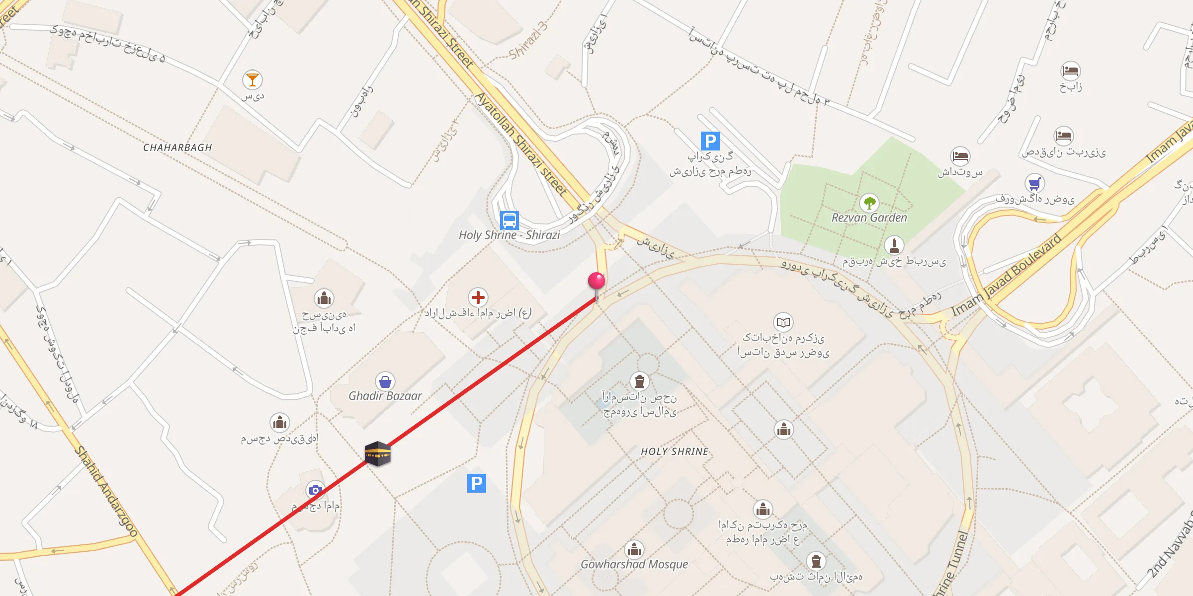 Carte de localisation : دارالقرآن