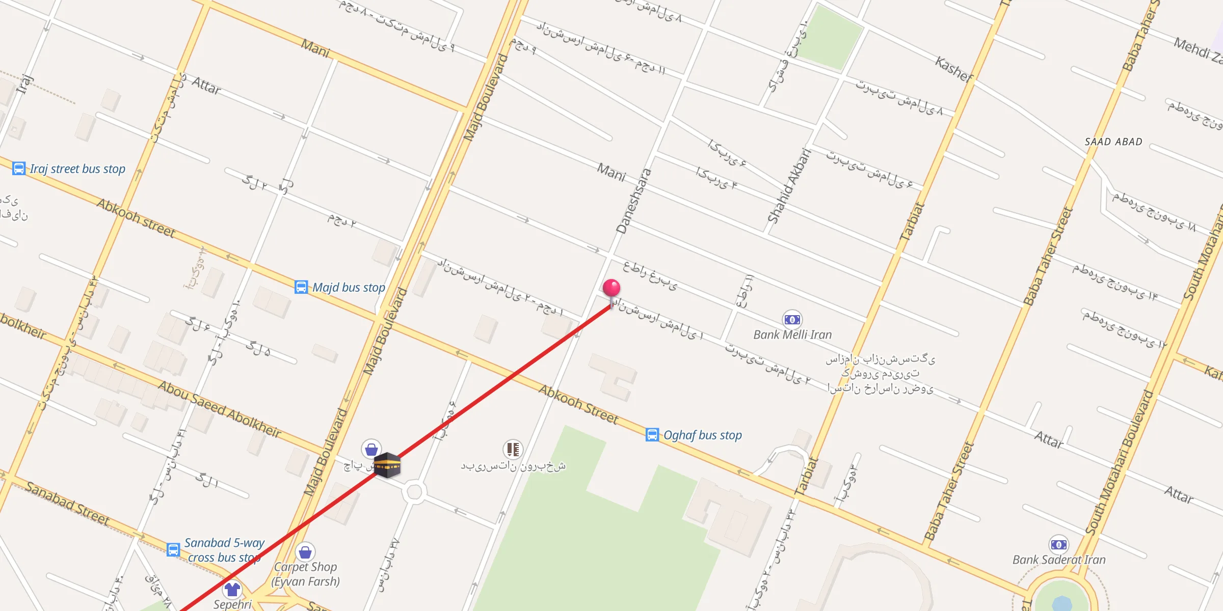 Carte de localisation : Imam Hasan Mosque