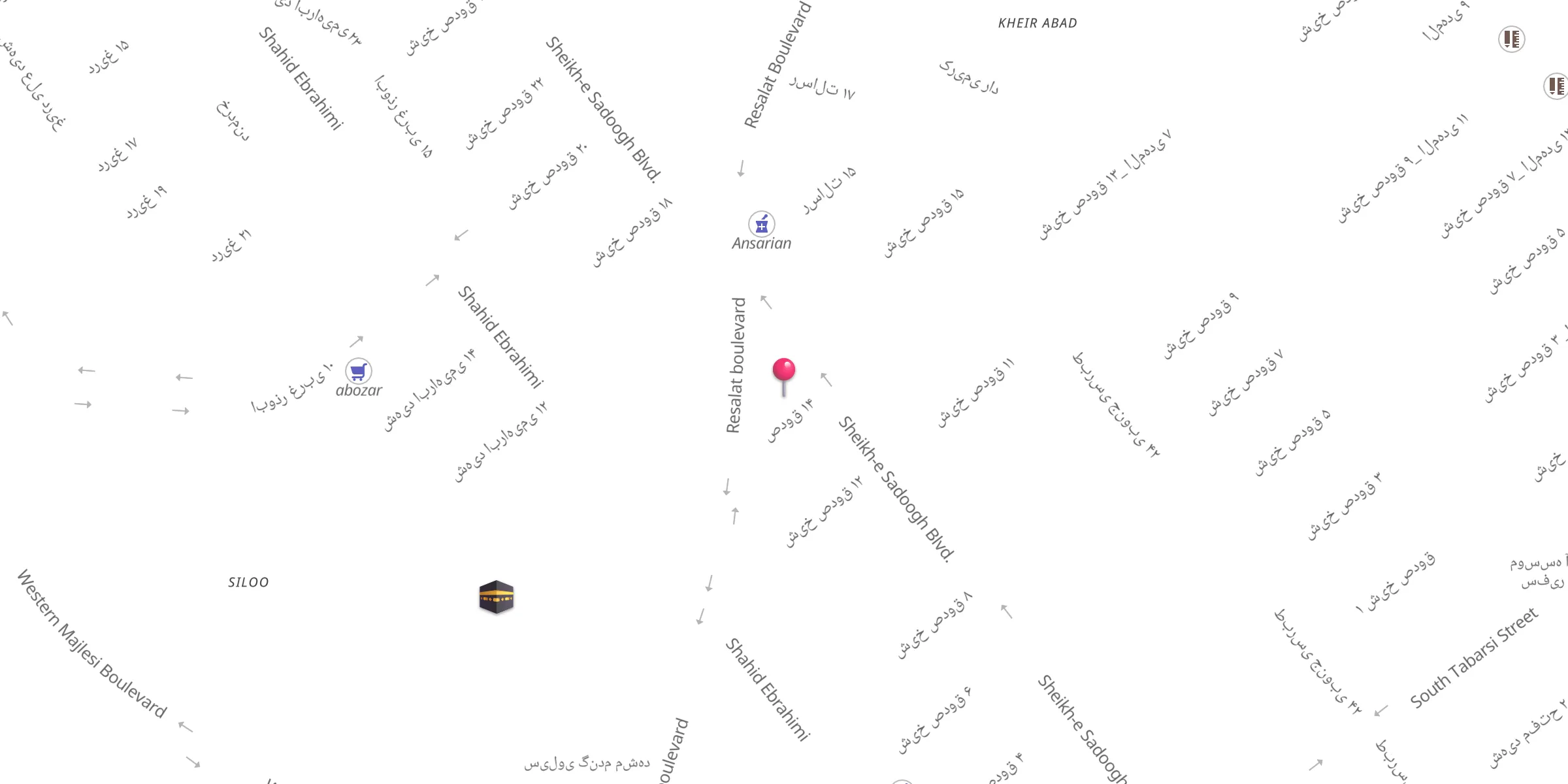 Carte de localisation : Belal Mosque