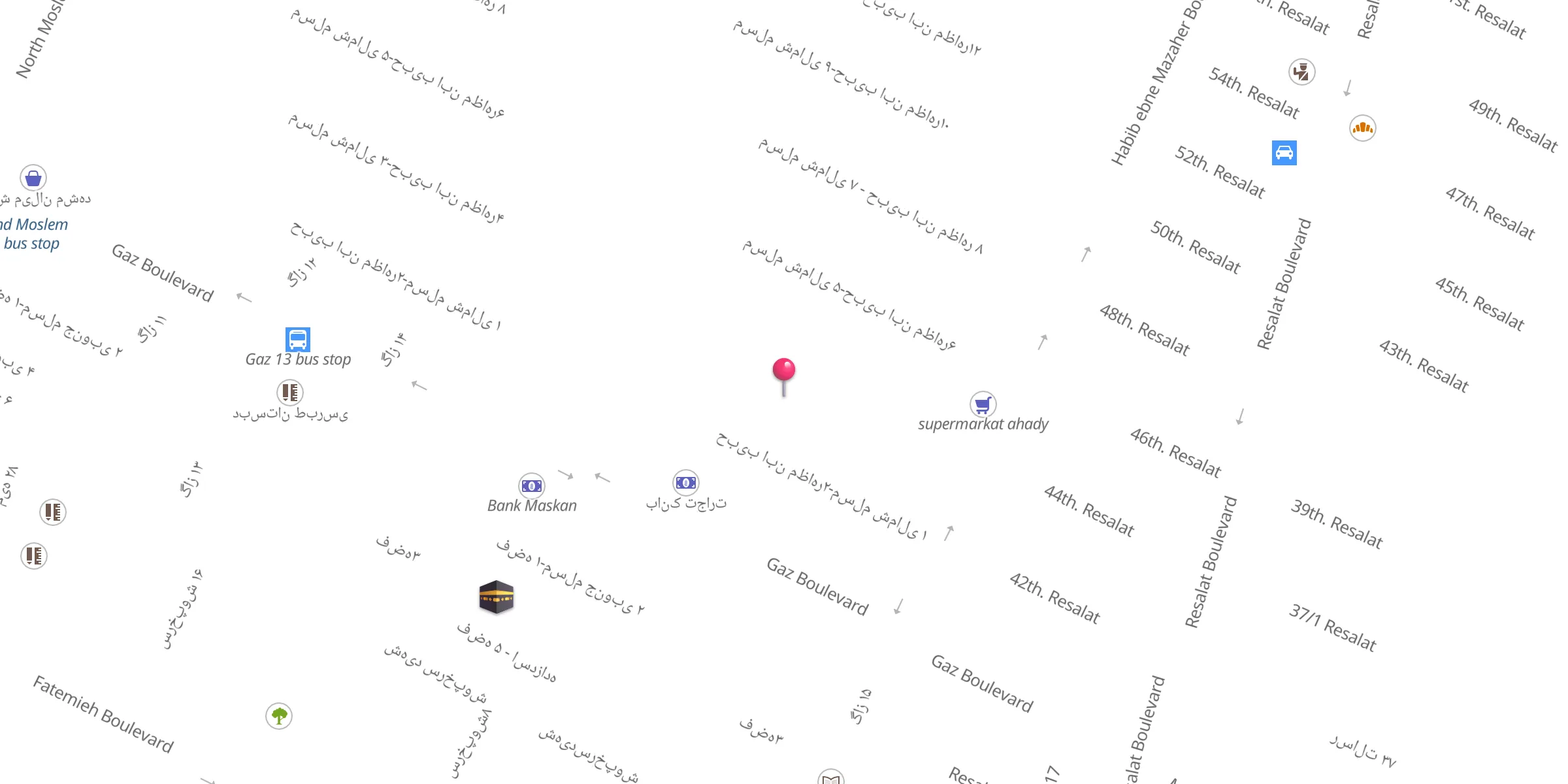 Carte de localisation : 14 Masoom mosque