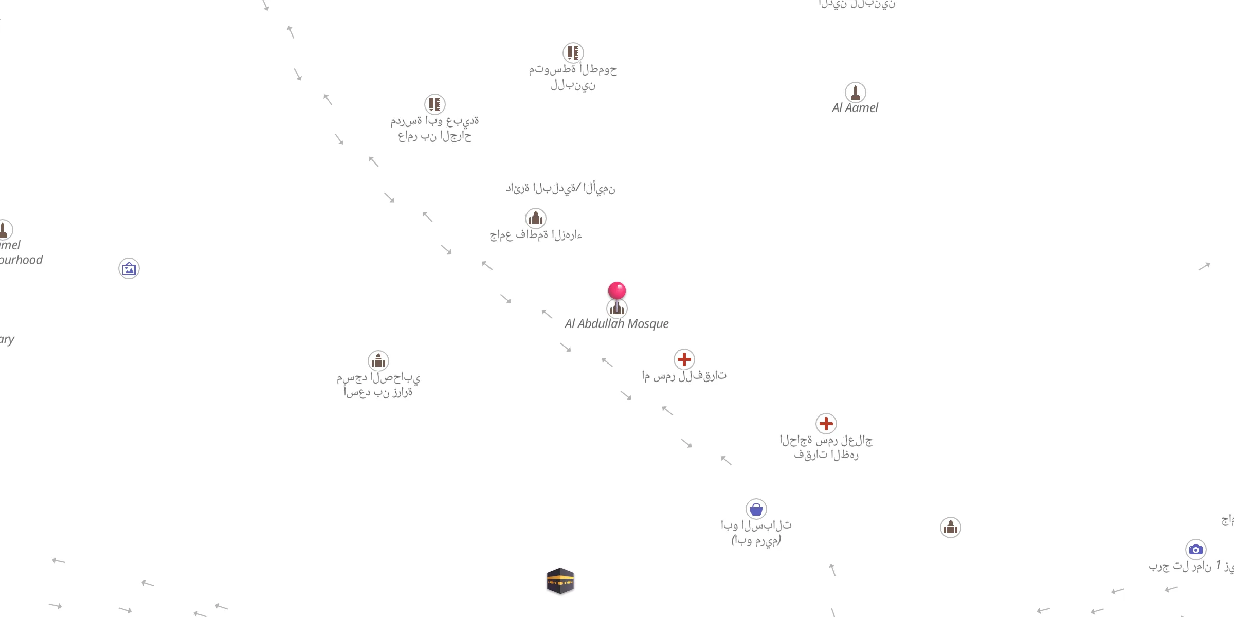 Carte de localisation : Al Abdullah Mosque