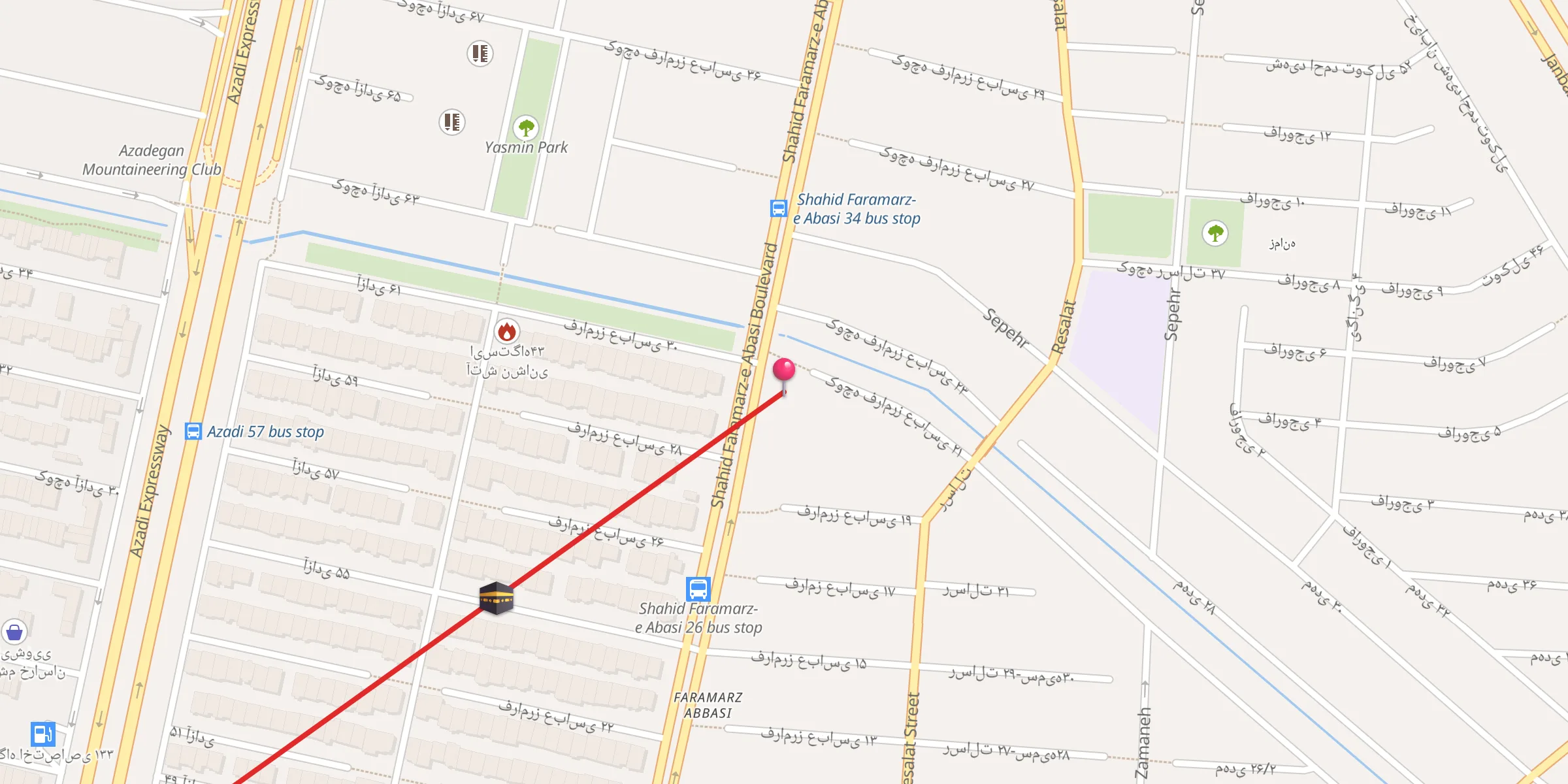 Carte de localisation : Imam Ali Mosque