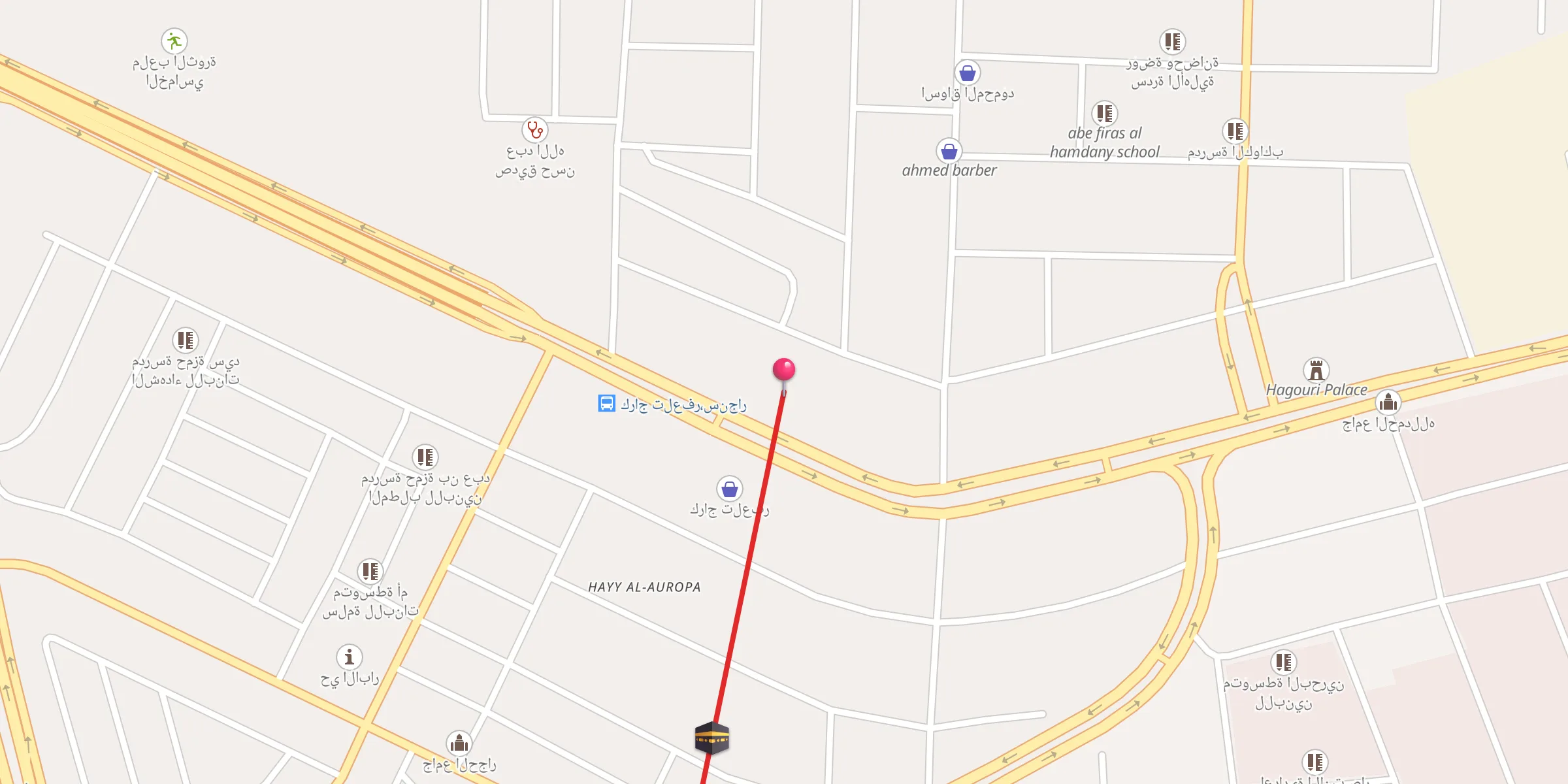 Carte de localisation : جامع العيسى