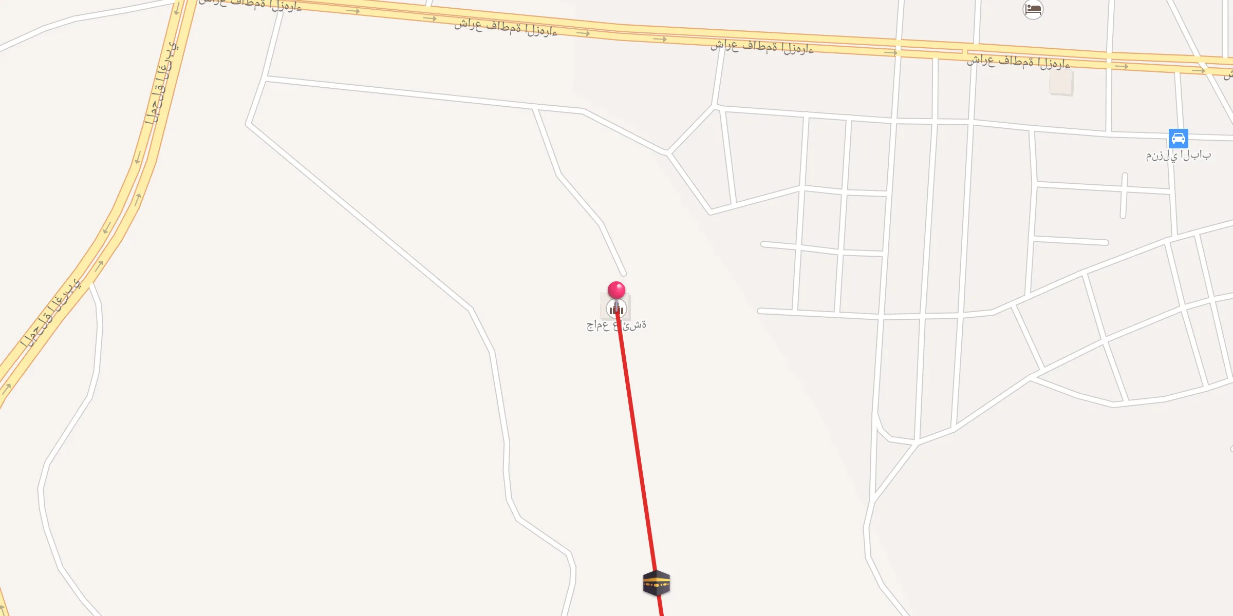 Carte de localisation : جامع عائشة