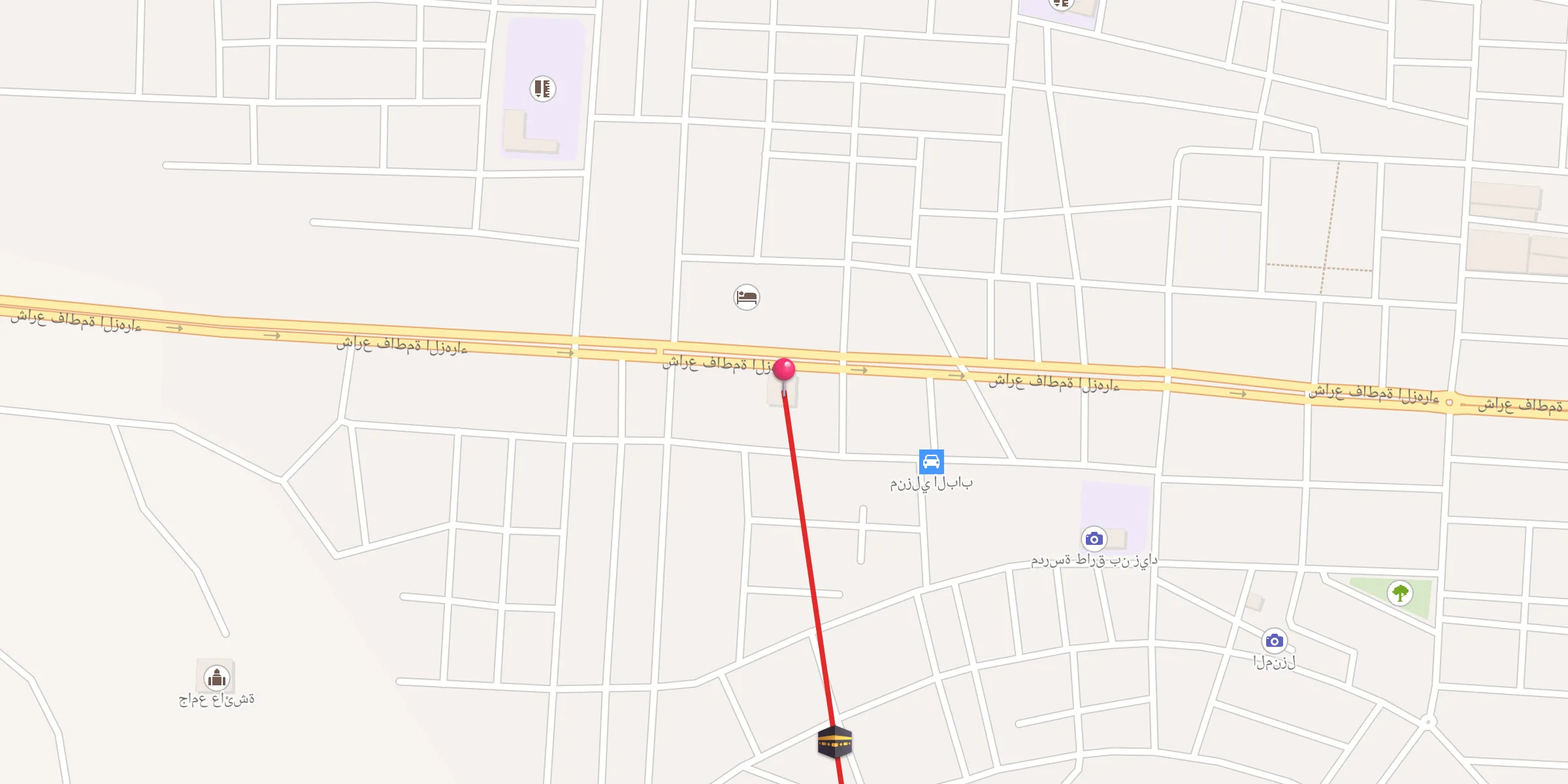 Carte de localisation : جامع فاطمة الزهراء