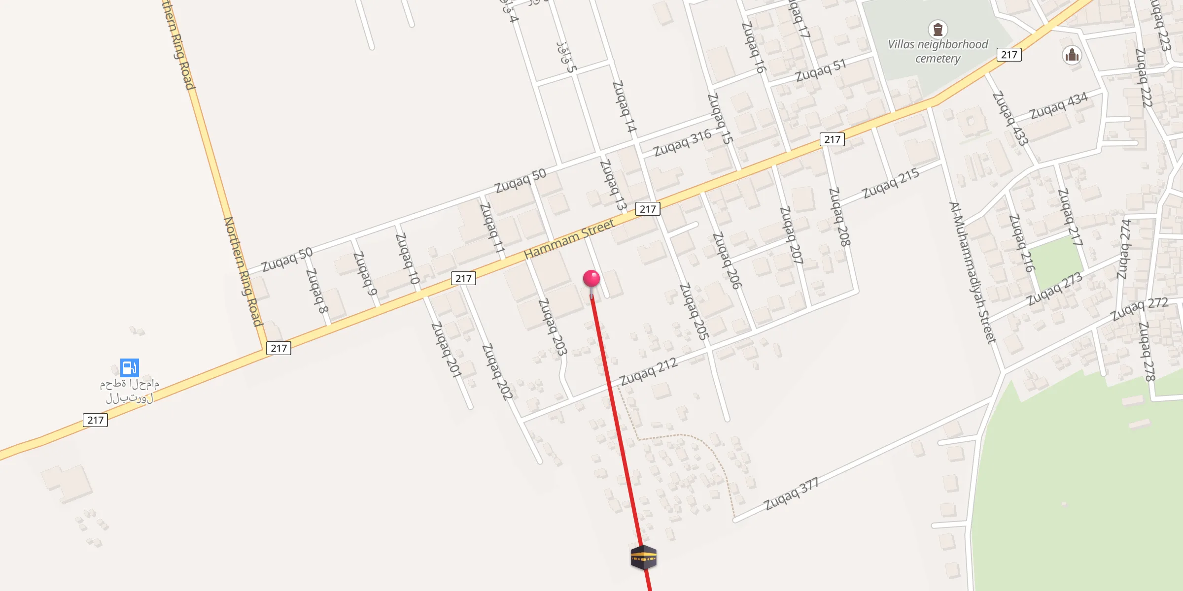Carte de localisation : جامع سيدنا داوود