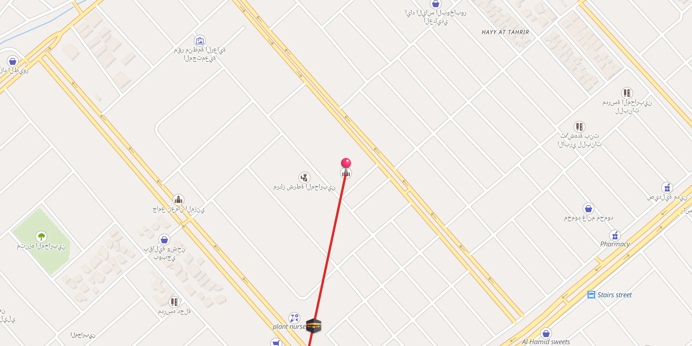 Carte de localisation : جامع آل البيت