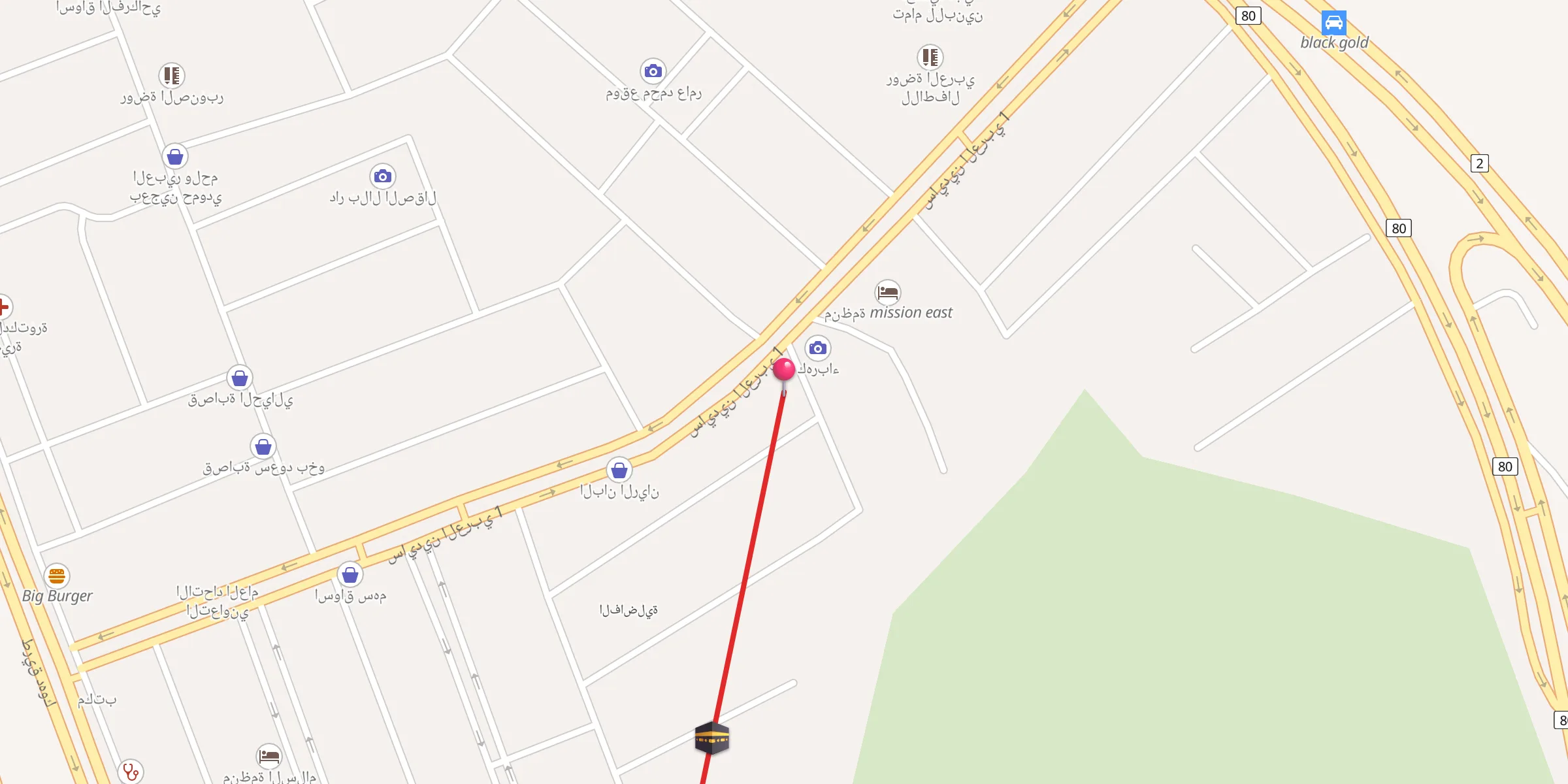 Carte de localisation : جامع الذاكرين