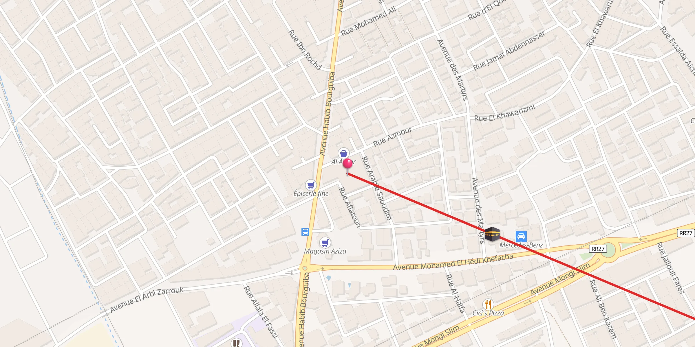 Carte de localisation : جامع الأنصار