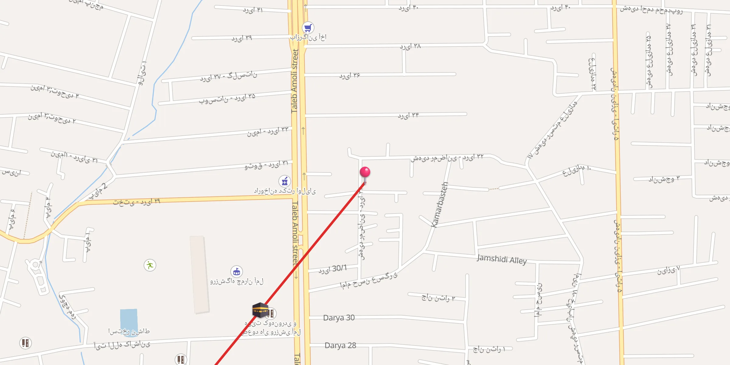 Carte de localisation : مسجد حضرت ابوالفضل