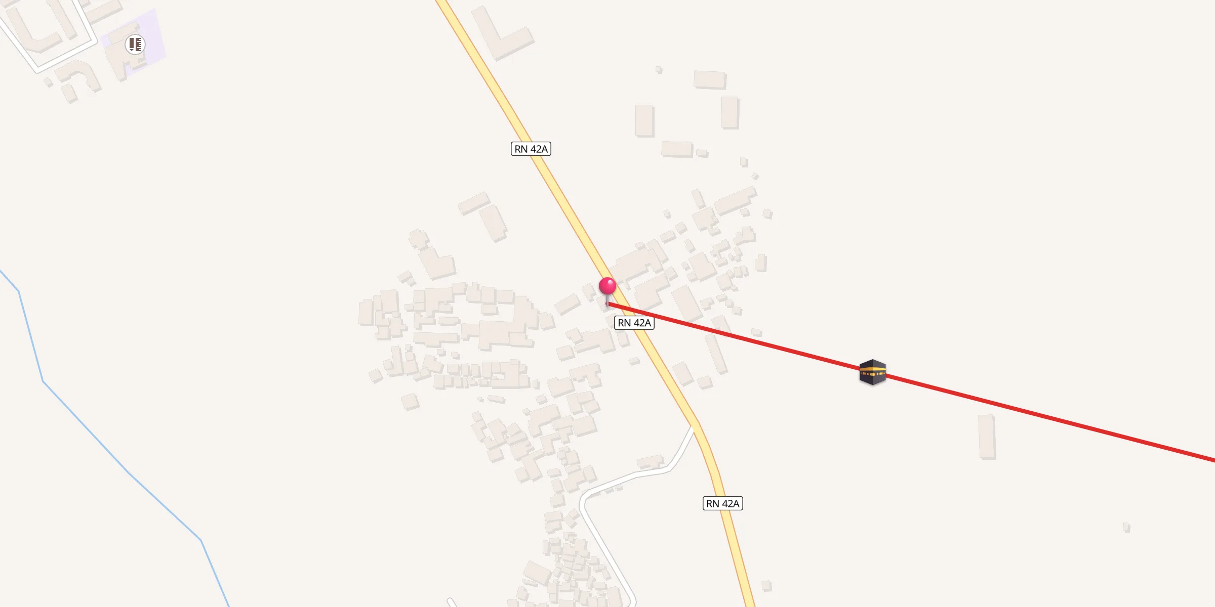 Carte de localisation : Mosque Billel Ibn Rabah مسجد بلال بن رباح