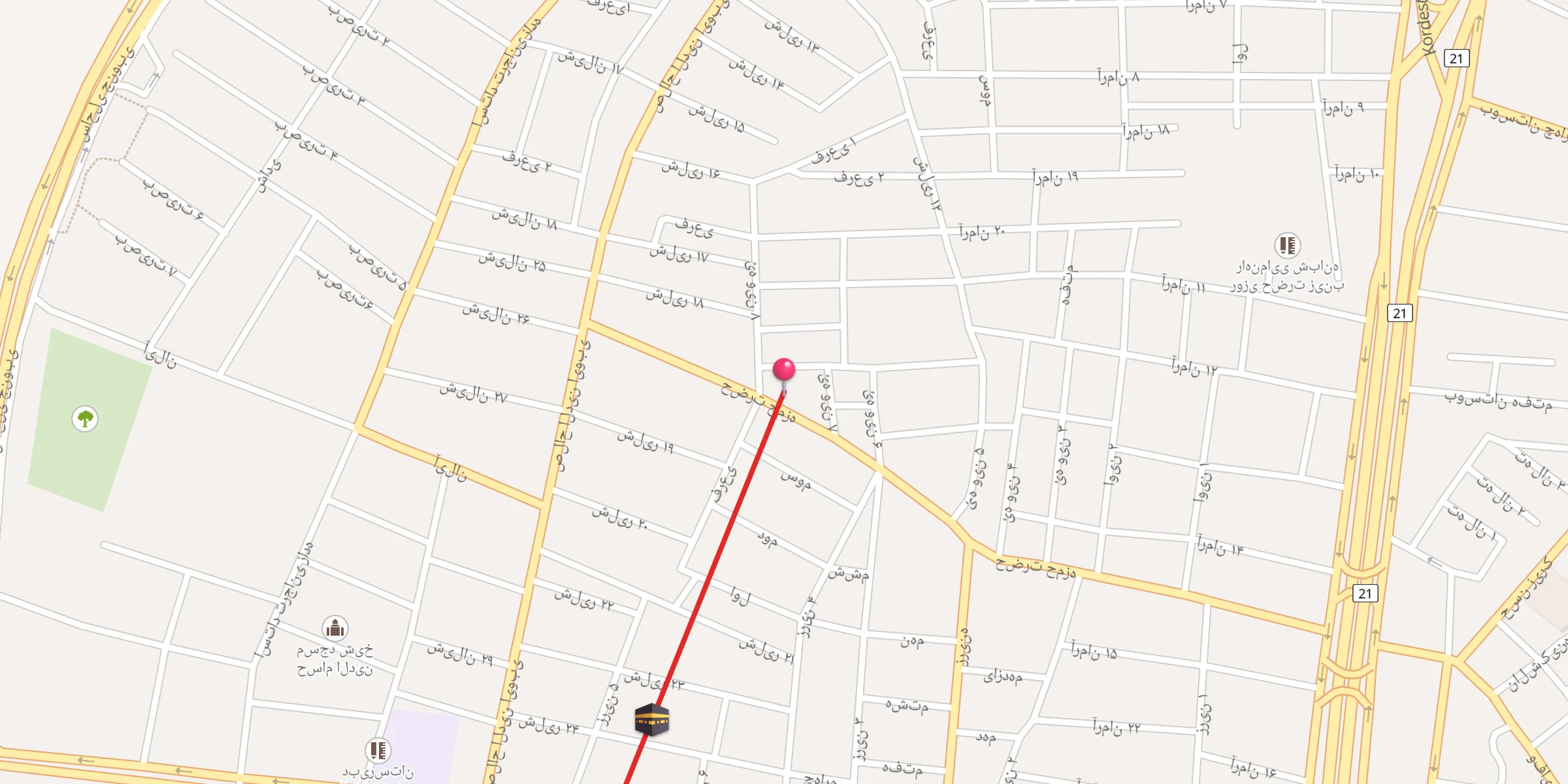 Carte de localisation : مسجد حضرت حمزه