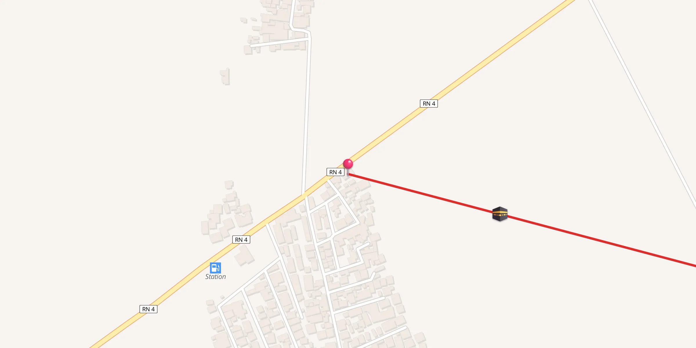 Carte de localisation : Mosquée مسجد أسامة بن زيد